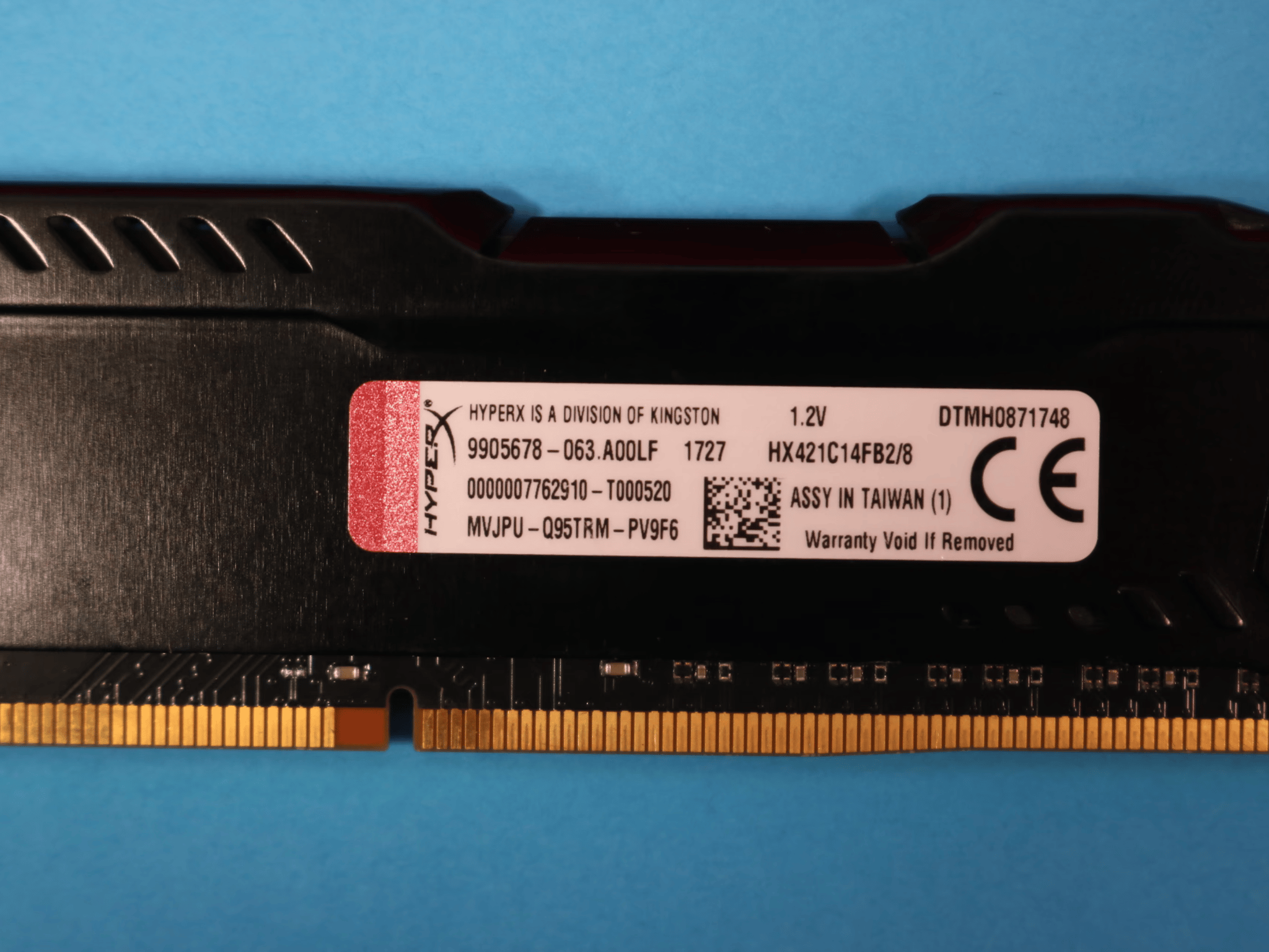 Kingston HyperX Fury 16GB (2x8GB) DDR4 2133MHz CL14 1.2V Desktop RAM HX421C14FB2/8 
