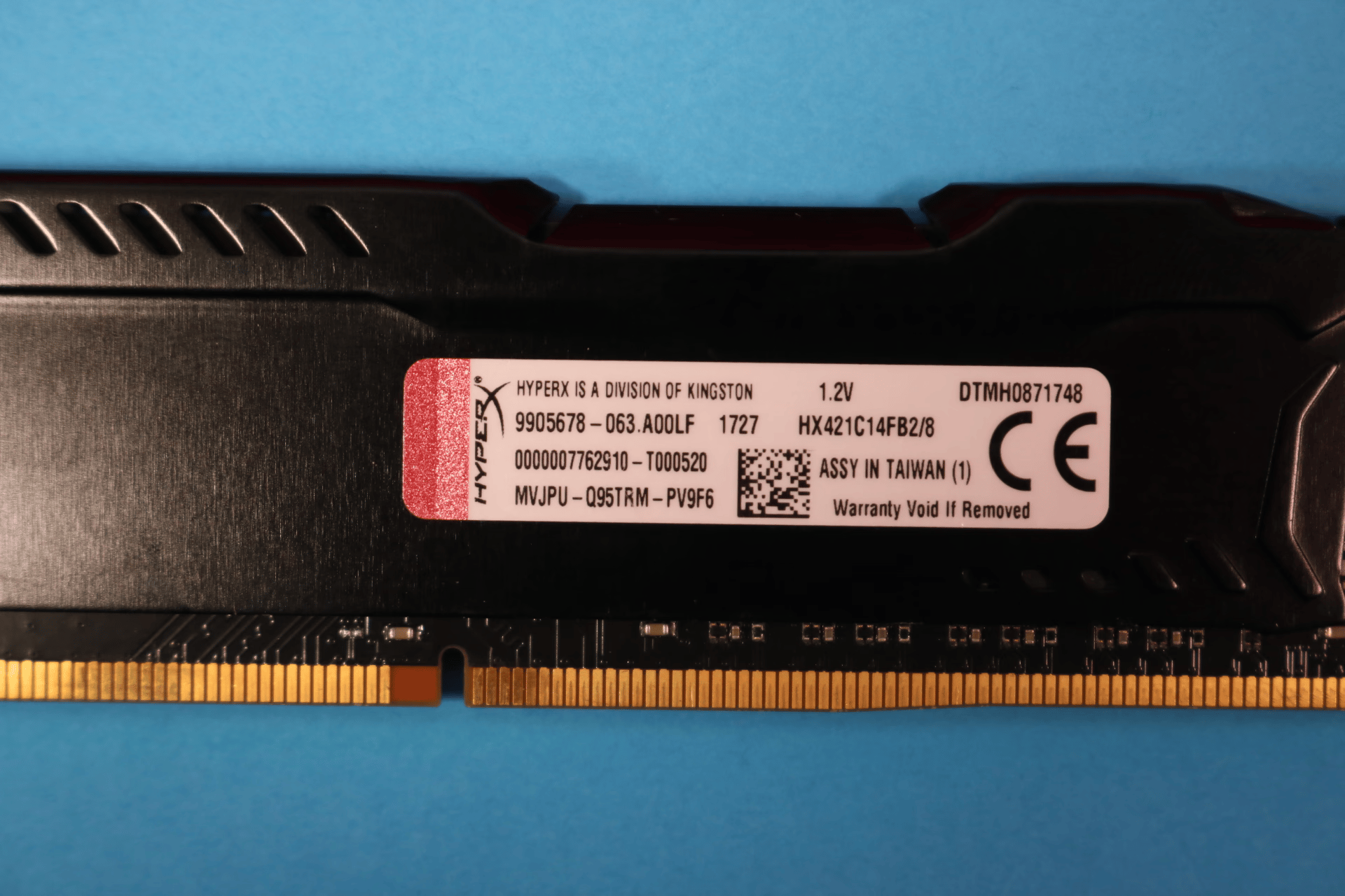 Kingston HyperX Fury 16GB (2x8GB) DDR4 2133MHz CL14 1.2V Desktop RAM HX421C14FB2/8 