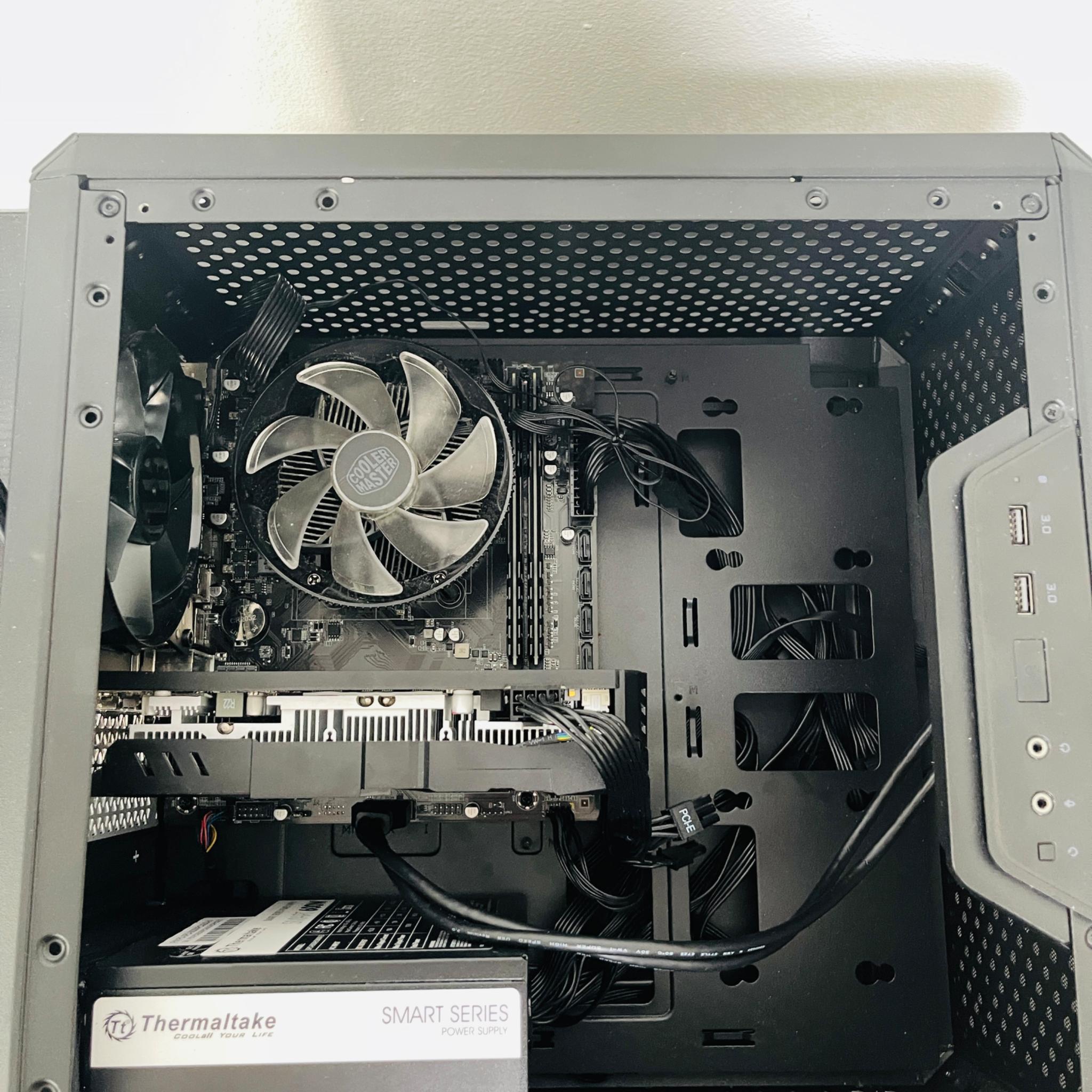 Custom PC Ryzen 5 5500 RX 580 2048SP 8GB DDR4 16GB RAM 256GB M.2 NVME SSD