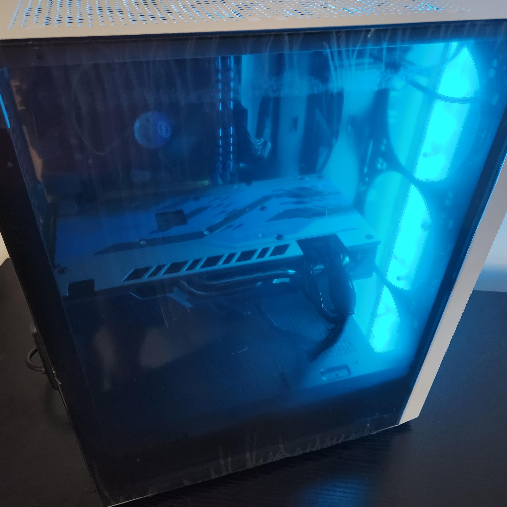 THE BLUE BOMBER ULTRA budget 1080 P gaming pc!