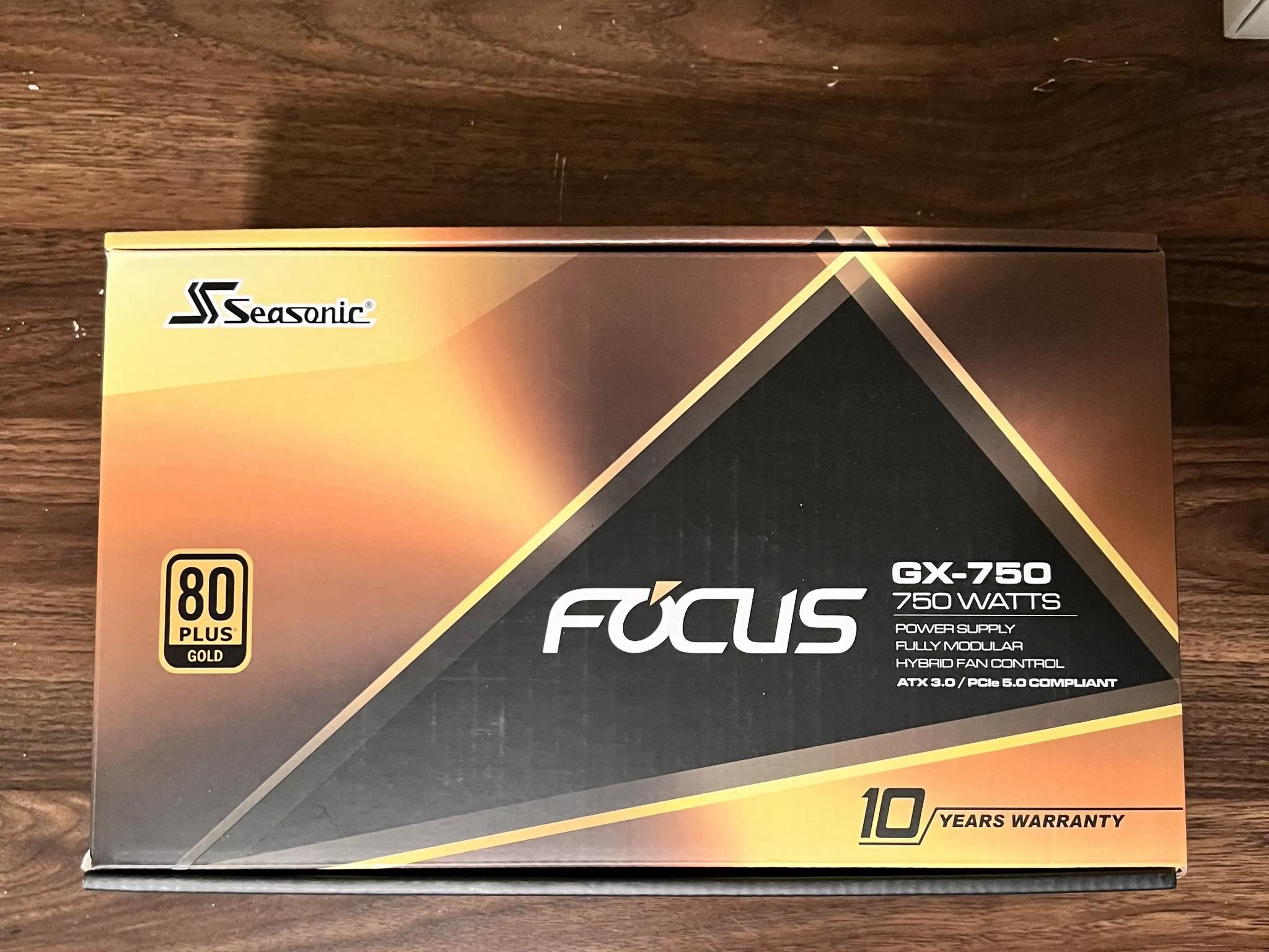 SeaSonic Focus 750W 80+ Gold