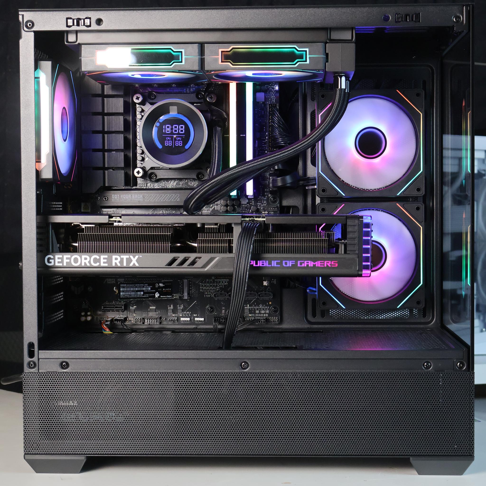 ⚫ Ryzen 5 9600X/RTX 4070 12GB Gaming/Streaming PC ⚫