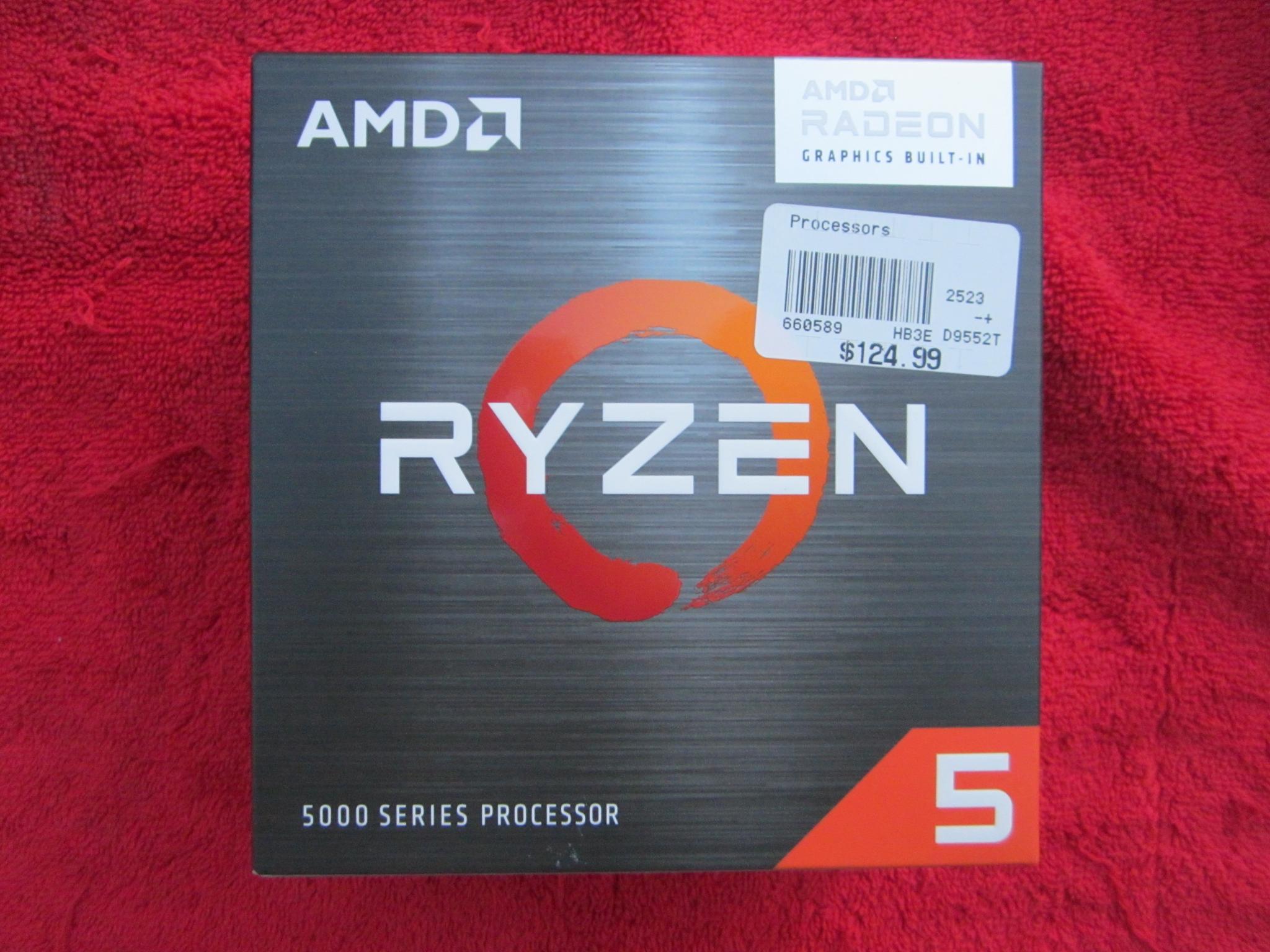NEW! AMD Ryzen 5 5500GT 3.6/4.4 GHz AM4 CPU With Radeon Graphics