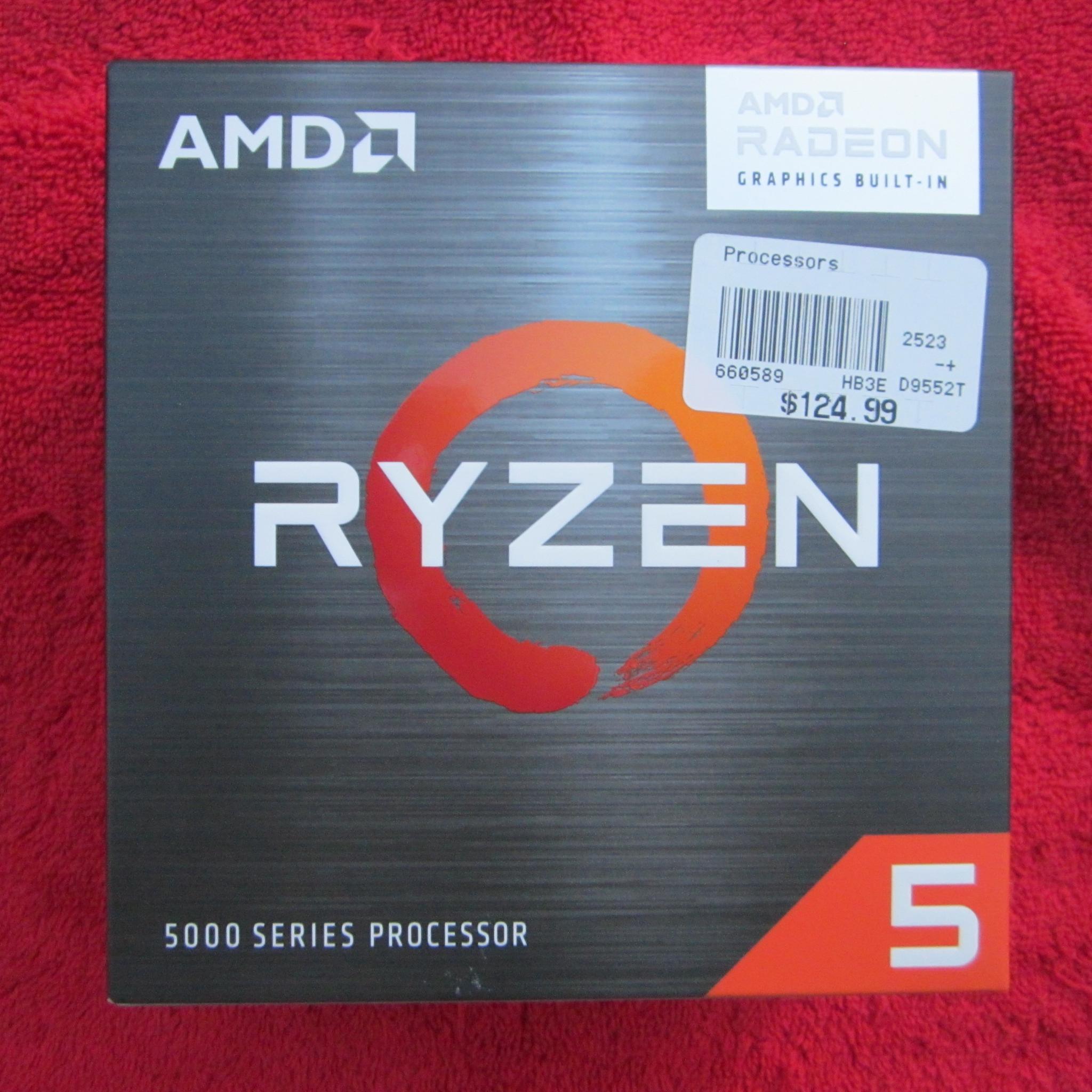 NEW! AMD Ryzen 5 5500GT 3.6/4.4 GHz AM4 CPU With Radeon Graphics