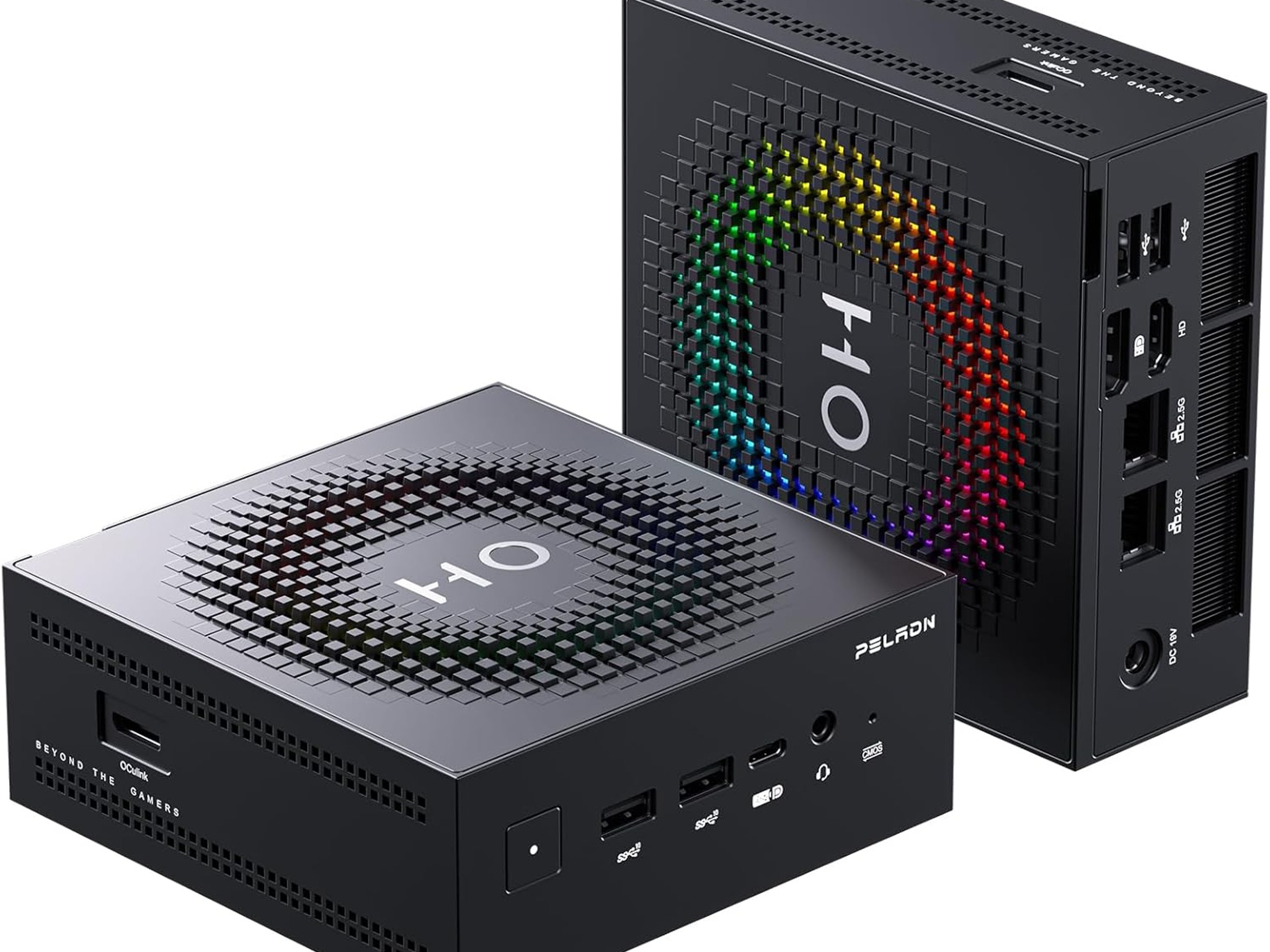 Ryzen AI 9 HX 370, 32GB DDR5 RAM + 1TB NVME SSD MINI PC PELADN