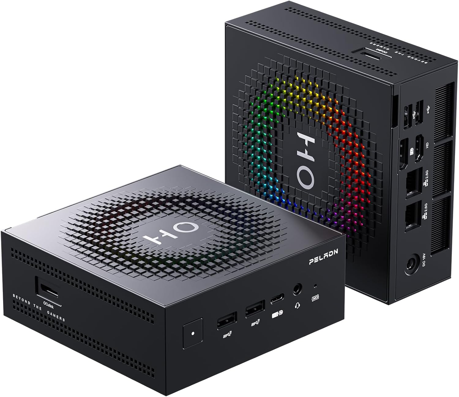 Ryzen AI 9 HX 370, 32GB DDR5 RAM + 1TB NVME SSD MINI PC PELADN
