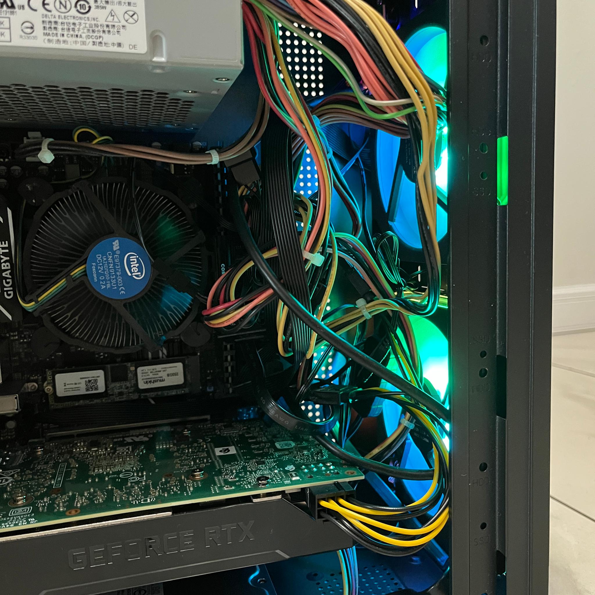 NVIDIA RTX 2060 Super, Intel Core i3-9100f, 16GB RAM, 1 TB Storage - Small Gaming PC w/ Wi-Fi & BT