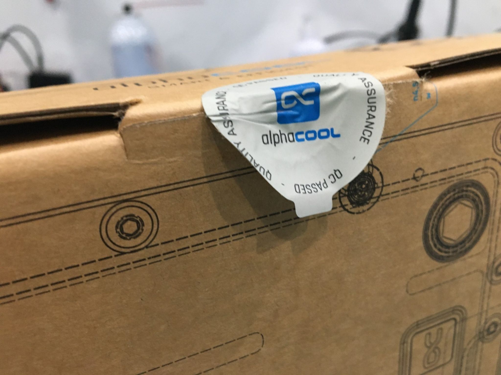 Alphacool Core Flat Reservoir 240 Left for VPP/05 15485 - Open Box