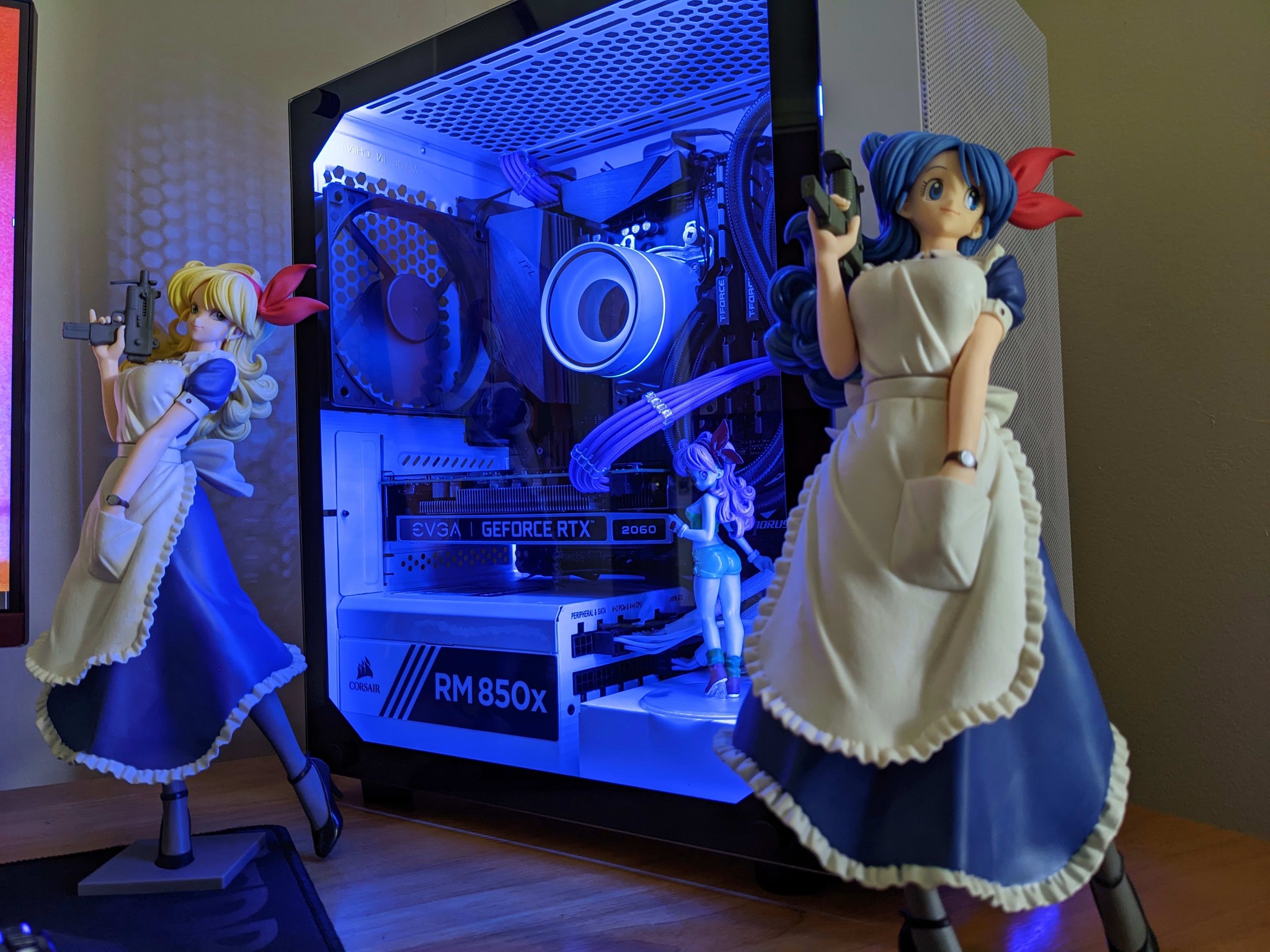 "Blue Ice": Ryzen 7 5800X | EVGA RTX 2060 KO Ultra | 500GB + 1TB NVMe SSDs | 32GB 3600MHz CL18 RAM