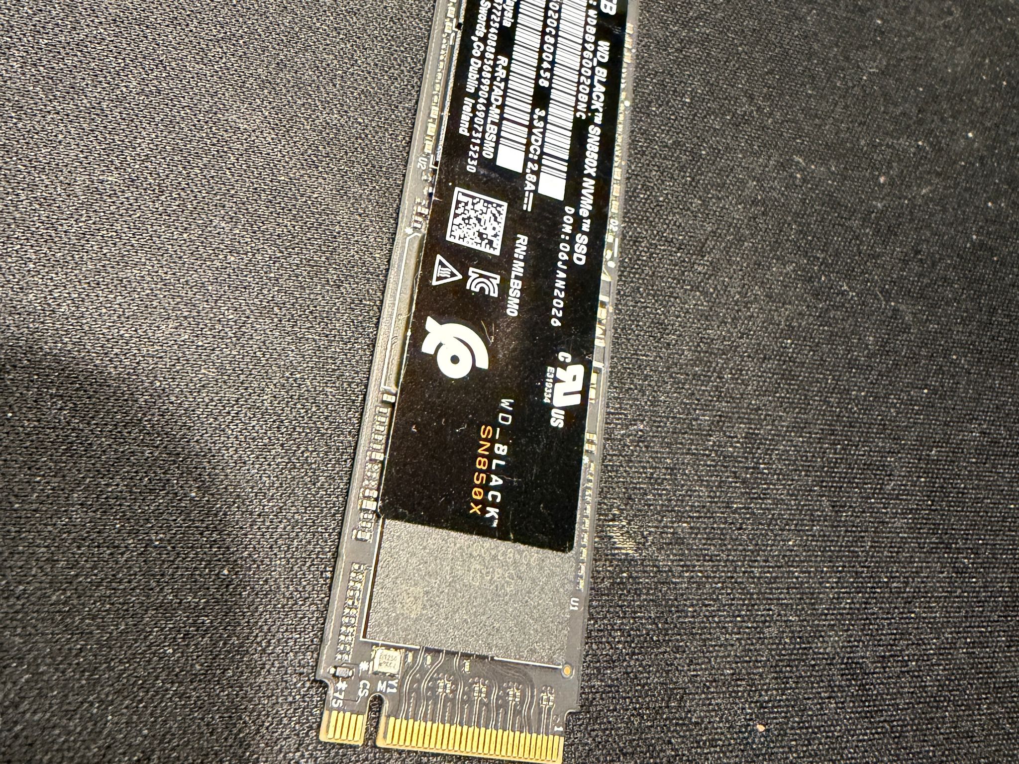 2tb WD Black SN850x NEW Never Installed