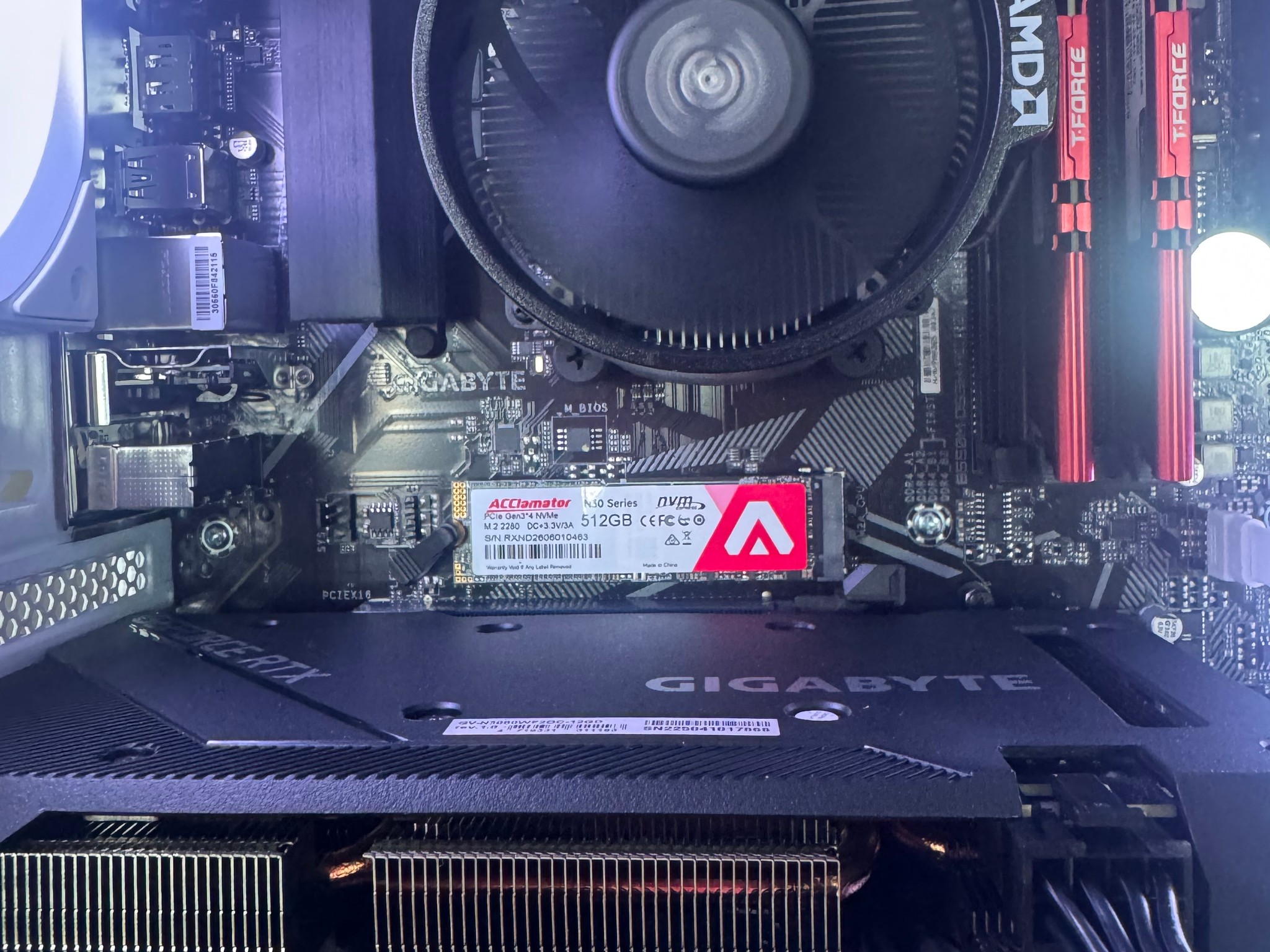 🎮 All-White RGB Gaming PC | RTX 3060 | Ryzen 5 5500 | 16GB | 512GB SSD