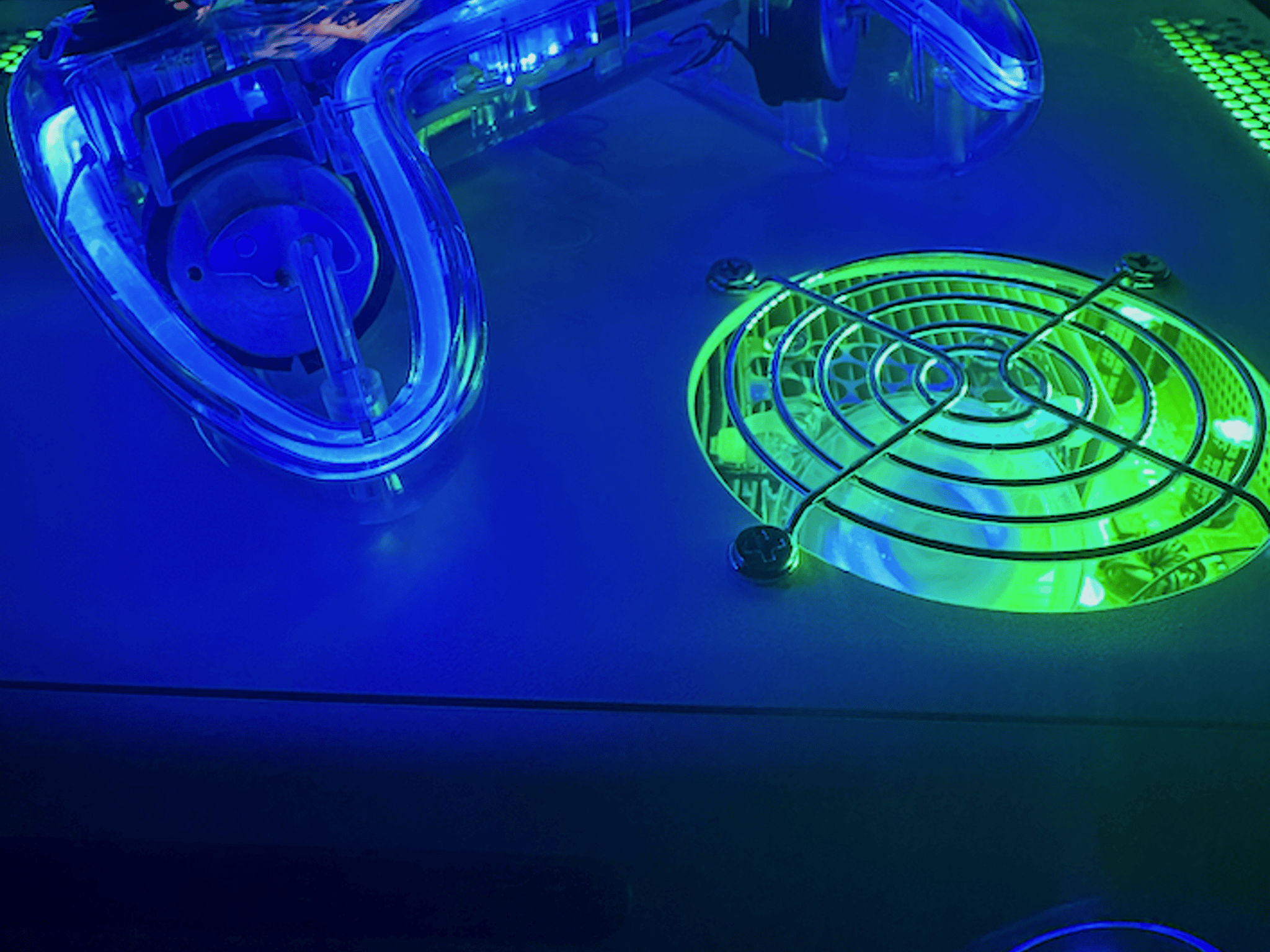 Xbox 360 Phat - RGH3 - Custom LEDs - 500GB HDD
