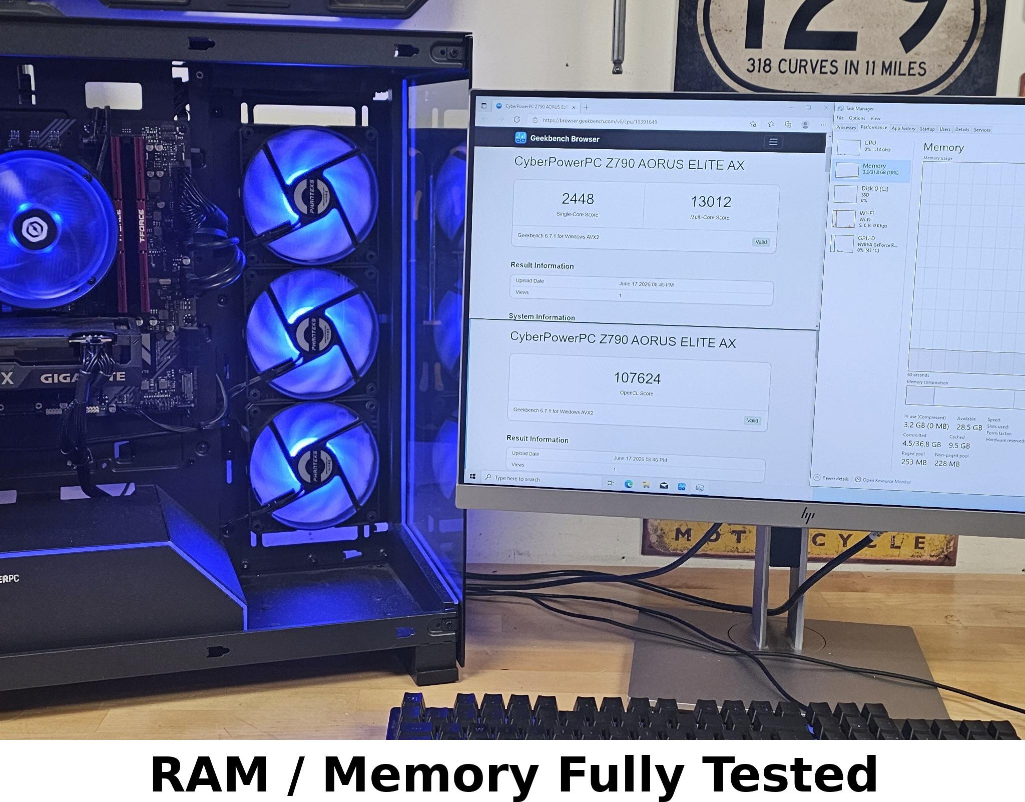 32GB DDR5 (2x16GB) 6000MT/s T-Force Vulcan
