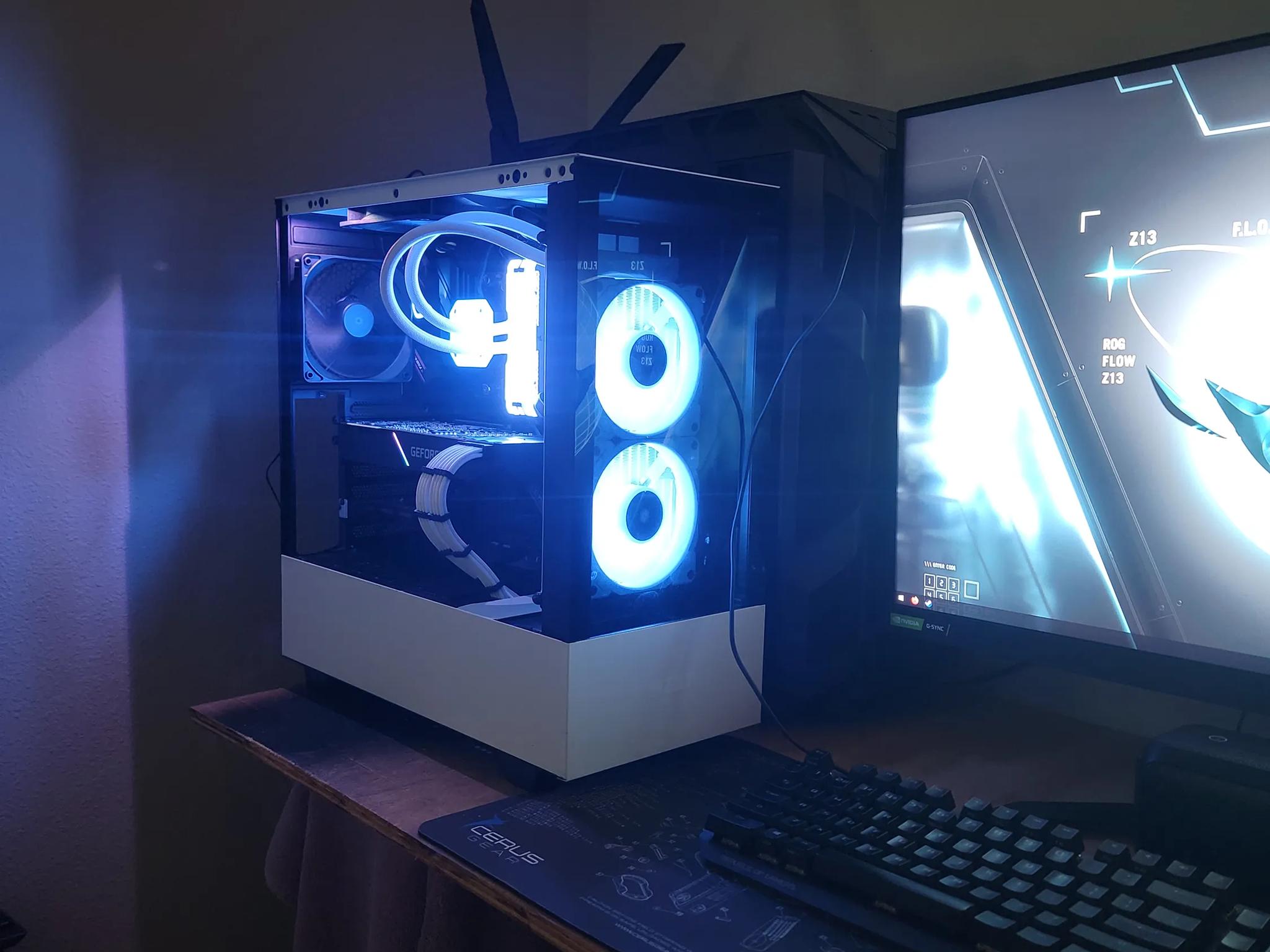 Custom White Rig with Ryzen 7 5800x and RTX 2080 Super. Many extras and no short cuts!