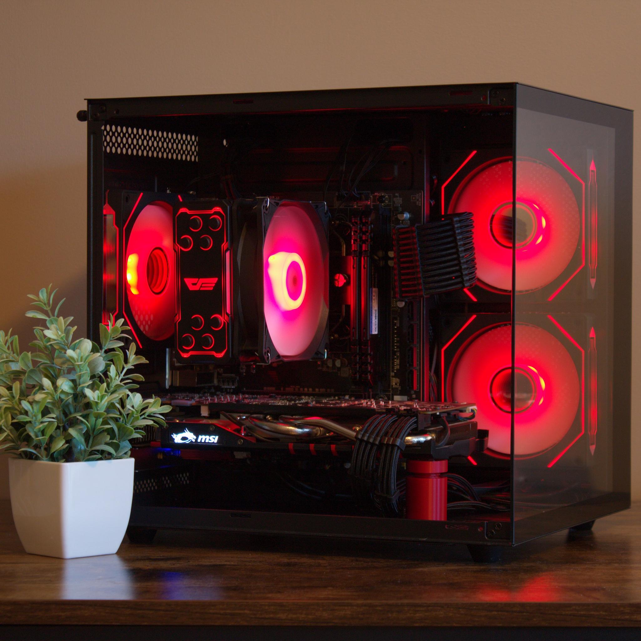 ❤️🖤 Project Hellspawn 🔥🔥 | [GTX 970 | Ryzen 5 2600 | 16GB RAM | 512GB SSD] | Budget Gaming PC