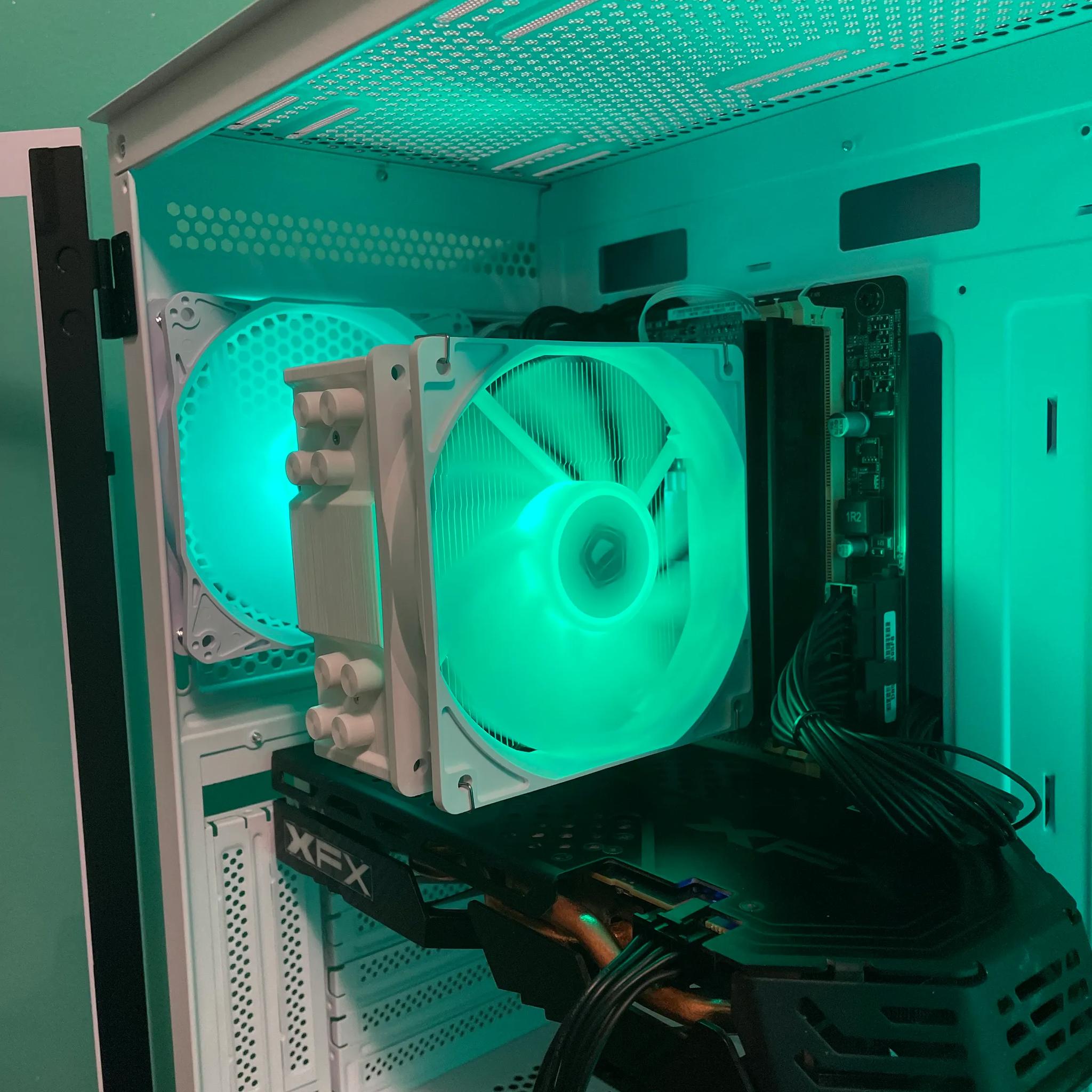 PRO Glass Gaming PC | Intel i5 / Amd RX580 / 8GB / 600GB Win 10 Pro WiFi