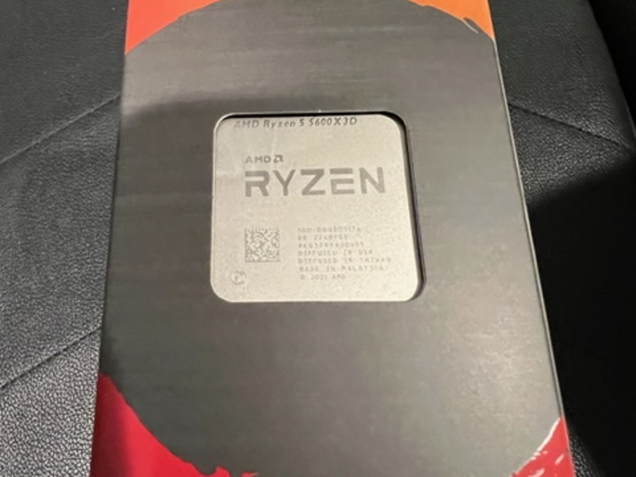 AMD Ryzen 5 5600X3D Vermeer AM4 3.3GHz 6-Core Boxed Processor - Heatsink Not Included