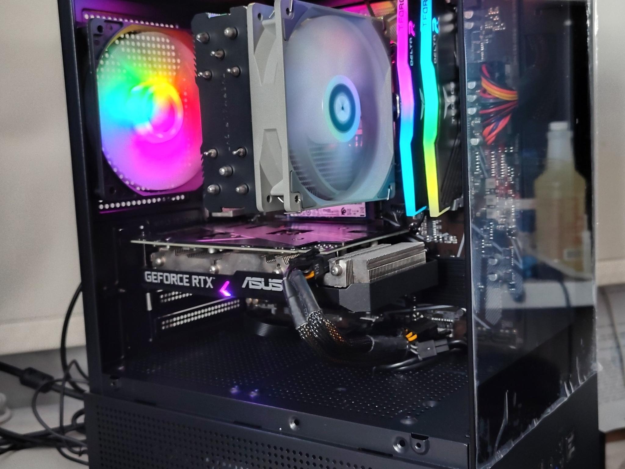 RTX 3050 8GB | Ryzen 5500 | 16G RAM | 1TB NVME | Practically New Custom Mini ATX PC