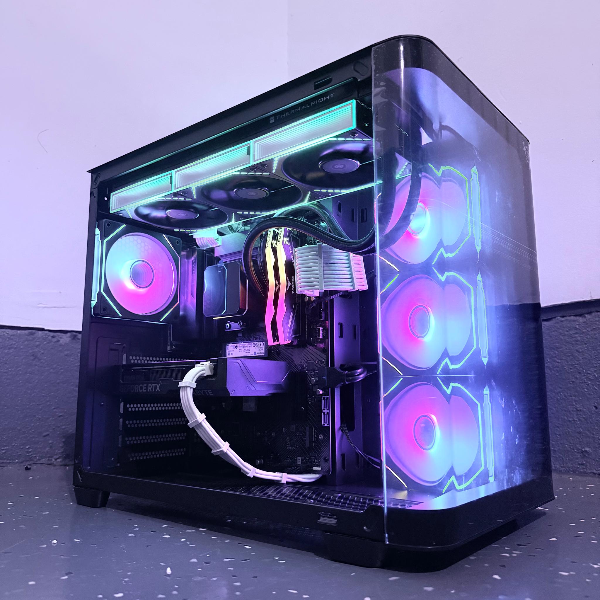 🌈"Astral Neon"⚫️ | 1440p + AI | i7 14700KF | RTX 4060 Ti 16GB| 32GB DDR5 | 1TB SSD | Free Shipping