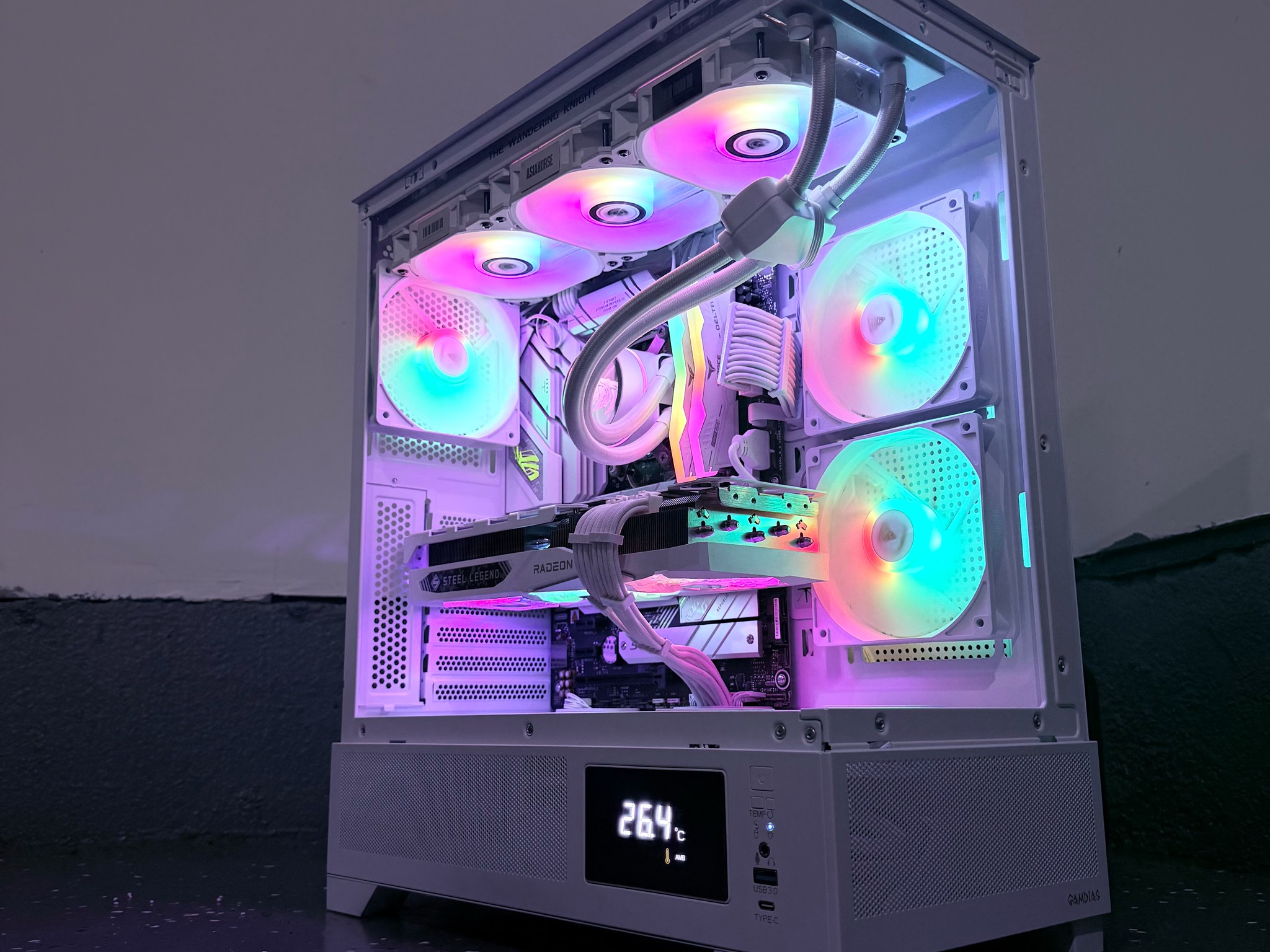 ⚪️"Celestial Pearl"⚪️| 1440p Gaming | Ryzen 7 7700X | RX 7800XT 16GB | 32B DDR5 | 1TB NVMe Storage