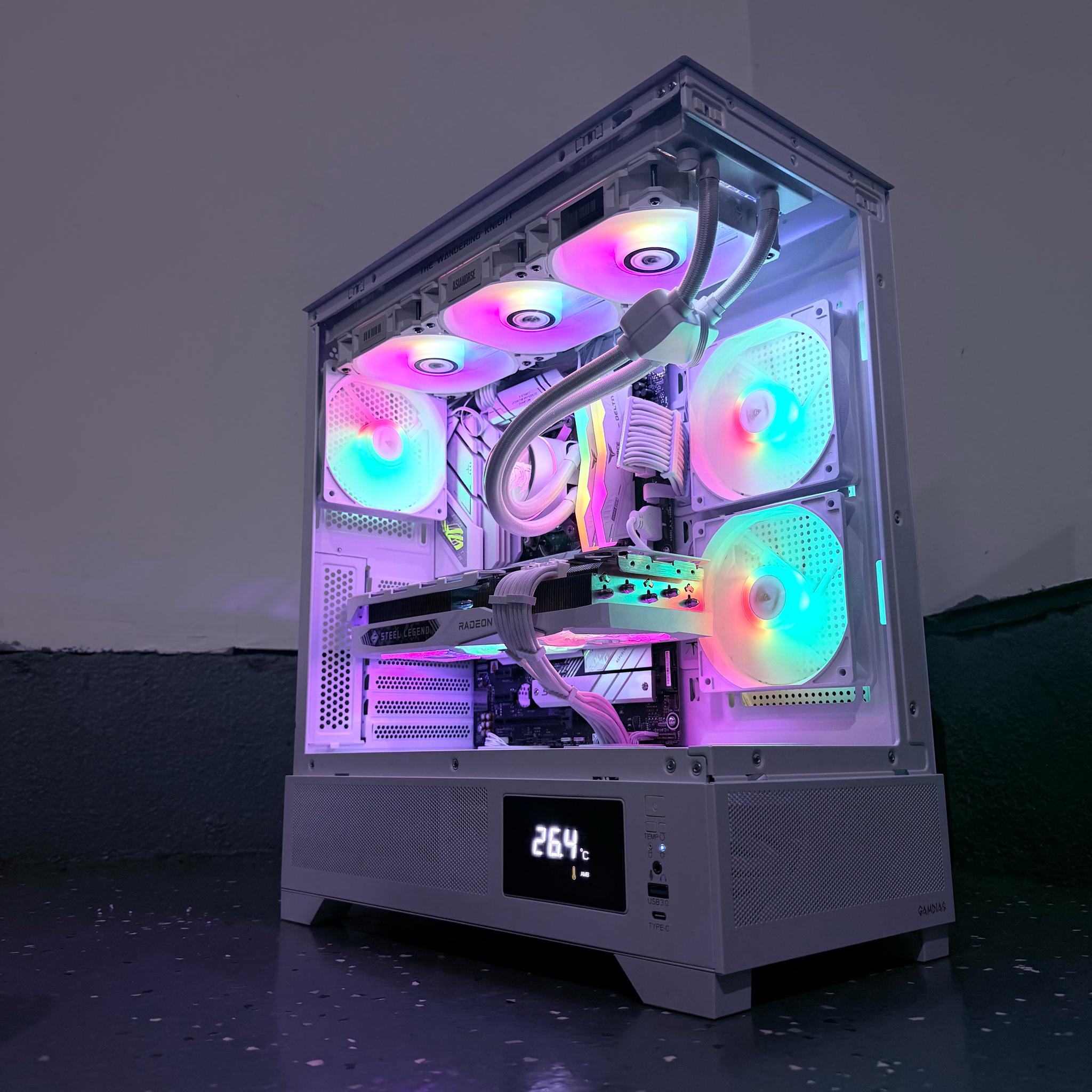 ⚪️"Celestial Pearl"⚪️| 1440p Gaming | Ryzen 7 7700X | RX 7800XT 16GB | 32B DDR5 | 1TB NVMe Storage