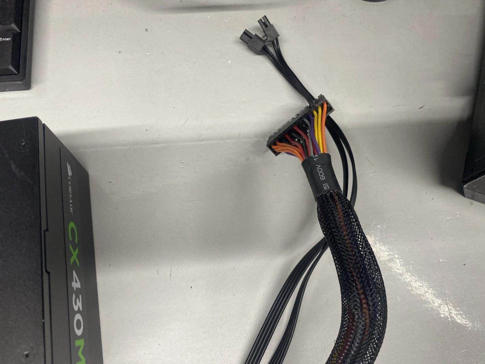 Corsair CX430M 430W 80+ Bronze Semi-Modular PSU No PCIe Cable