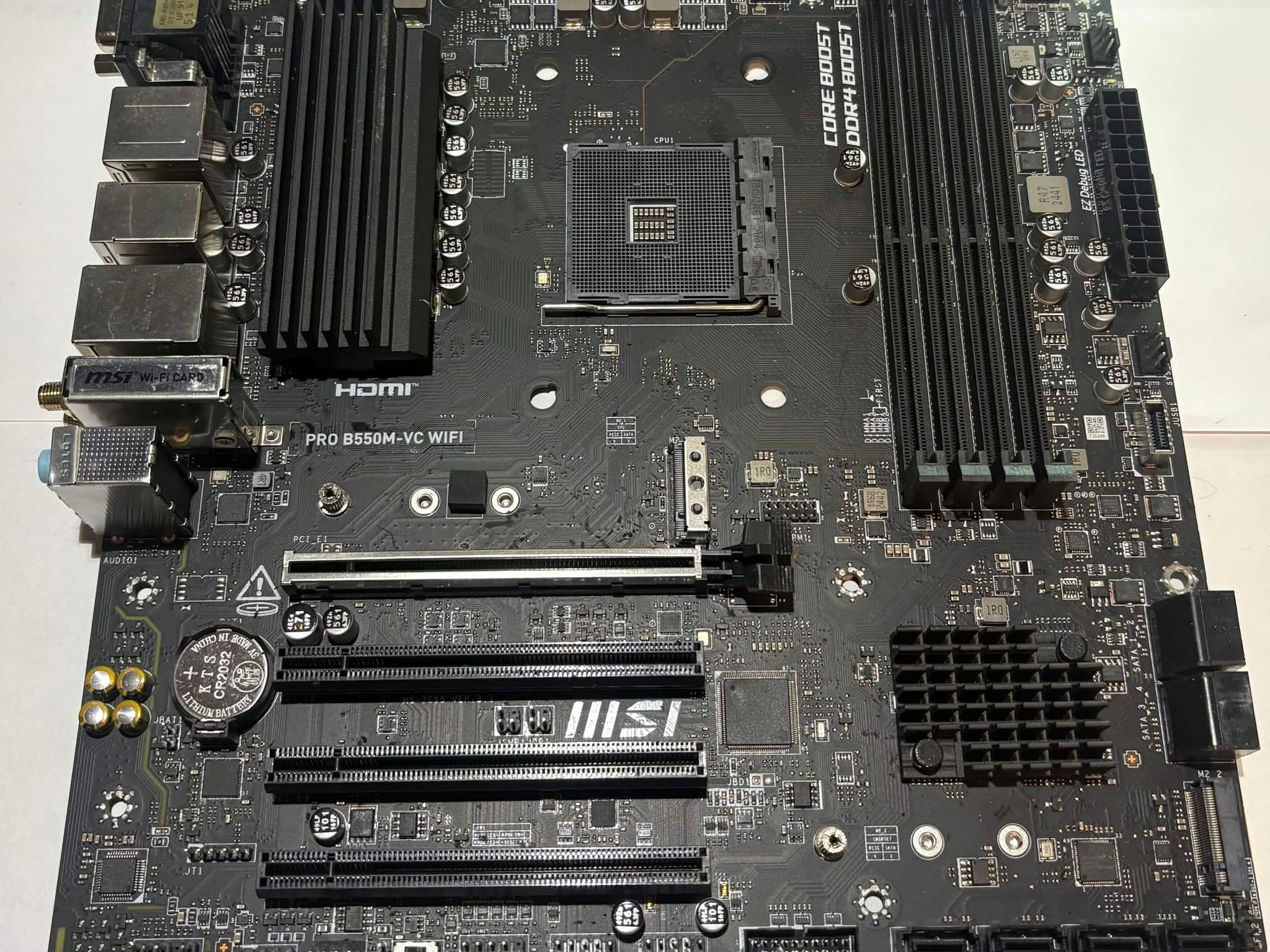 MSI PRO B550M-VC WiFi AM4 Micro-ATX Motherboard | Ryzen 5000 Ready | Fully Tested