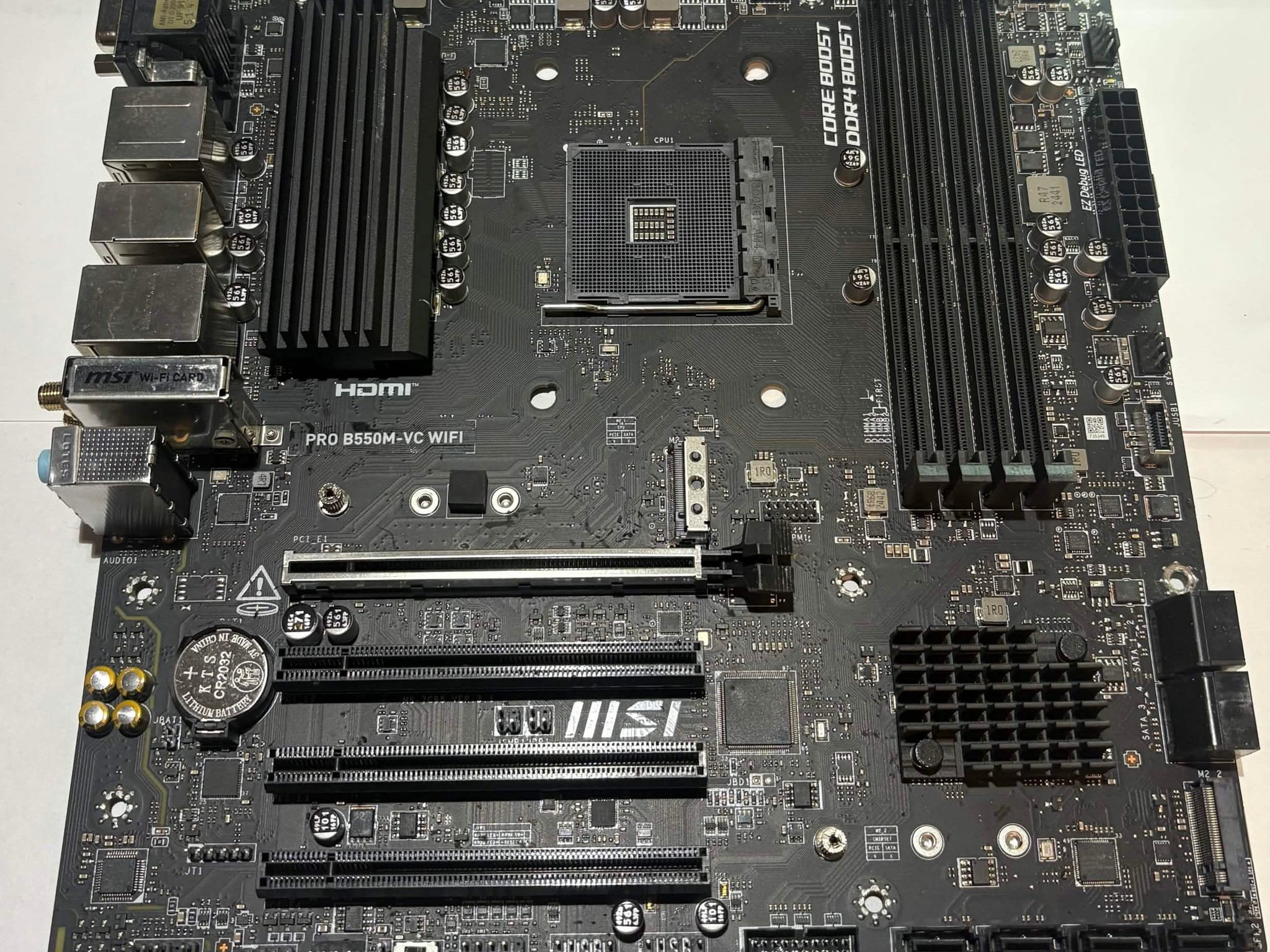 MSI PRO B550M-VC WiFi AM4 Micro-ATX Motherboard | Ryzen 5000 Ready | Fully Tested