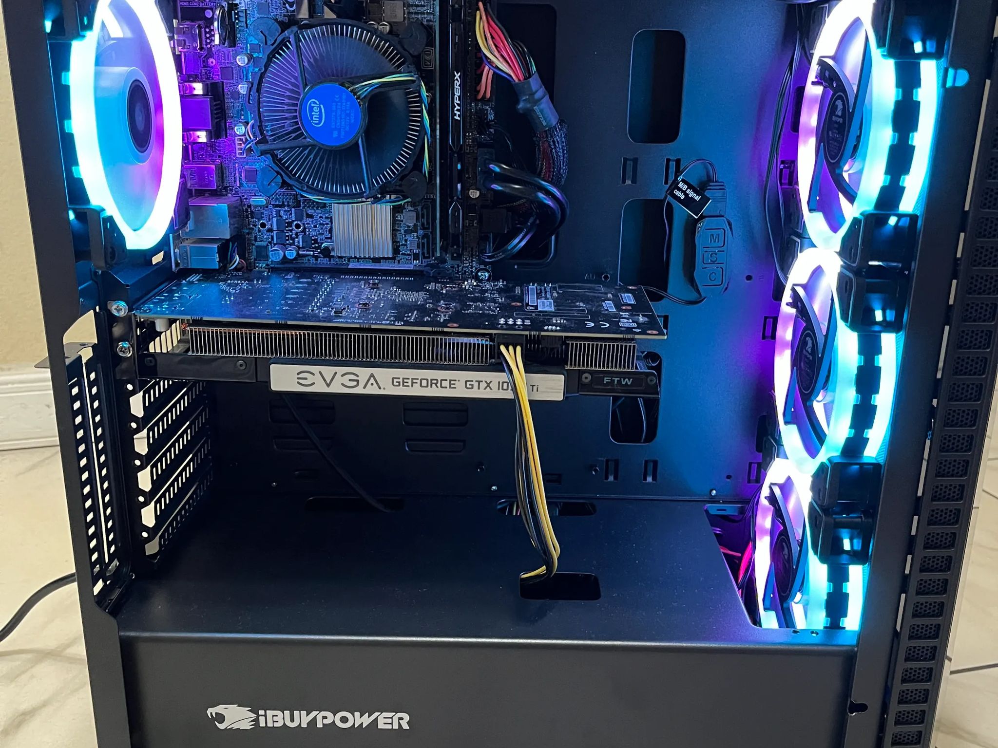 🎮 Entry-Level Gaming PC – RGB Case w/ Remote | Intel i5 + GTX 1050 Ti + SSD + HDD + 12GB RAM 💡