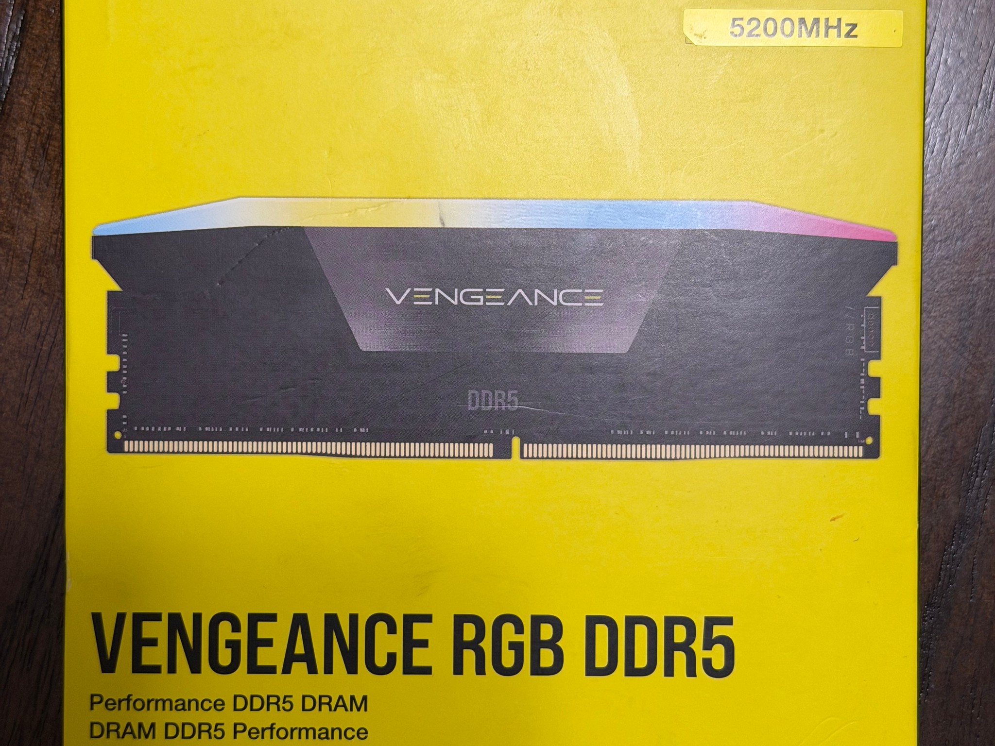 Corsair Vengeance RGB 64GB (2x32GB) 5200MHz CL40