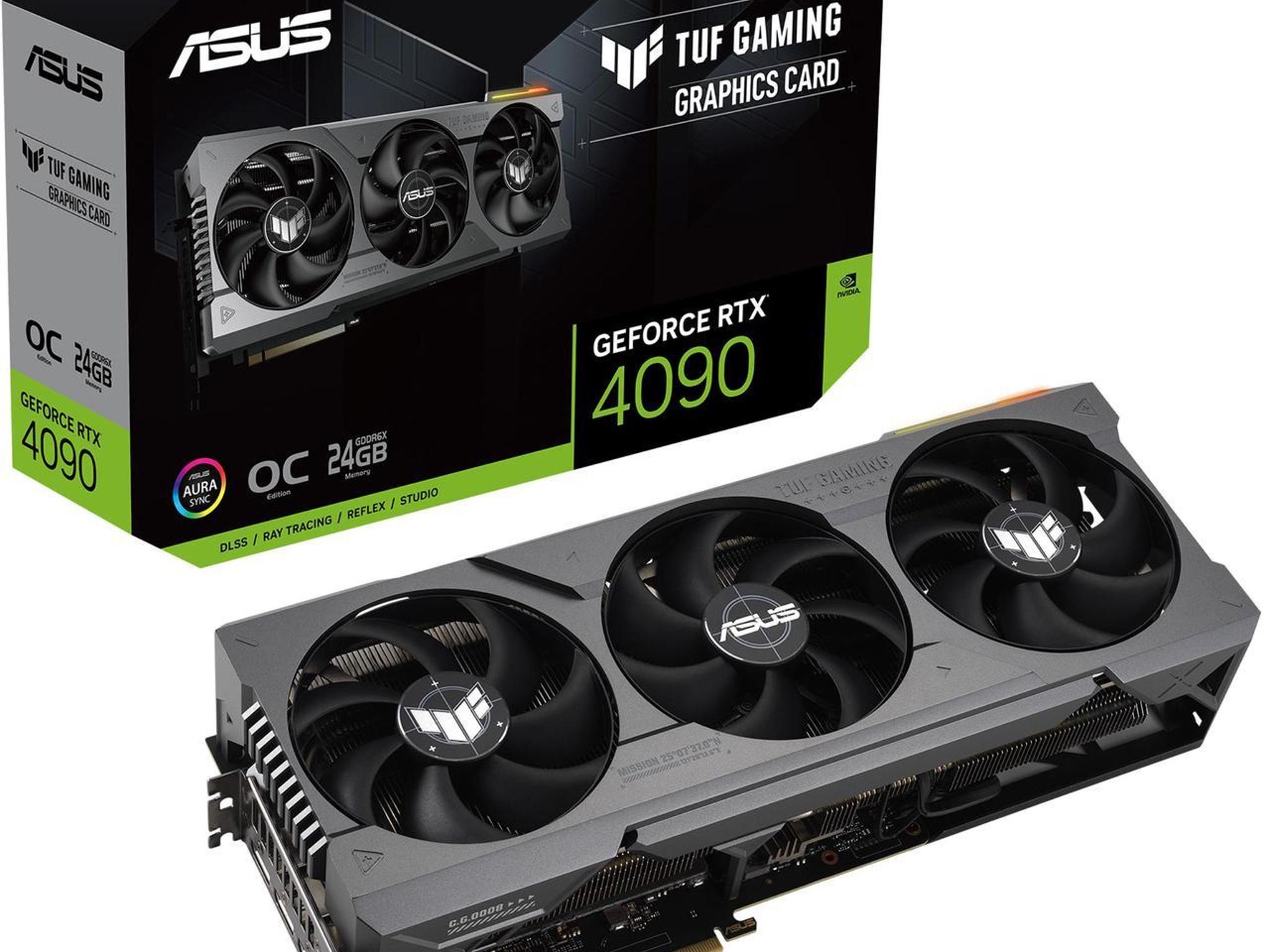 + New + ASUS TUF Gaming GeForce RTX 4090 OC Edition PCIe 4.0 24GB GDDR6X HDMI 2.1a DisplayPort 1.4a
