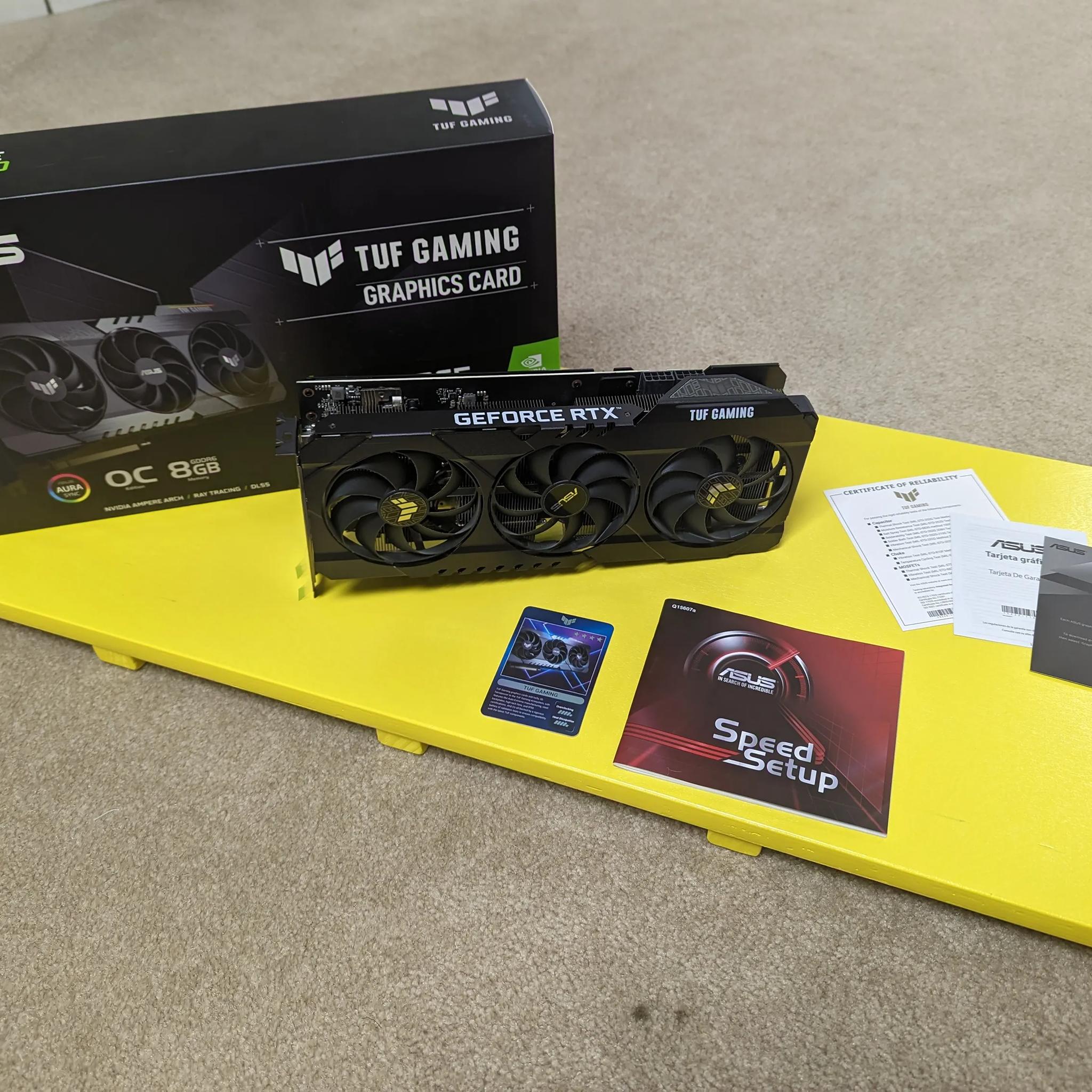 ASUS GeForce RTX 3070 TUF Gaming OC Edition 8GB GDDR6 Ray Tracing DLSS