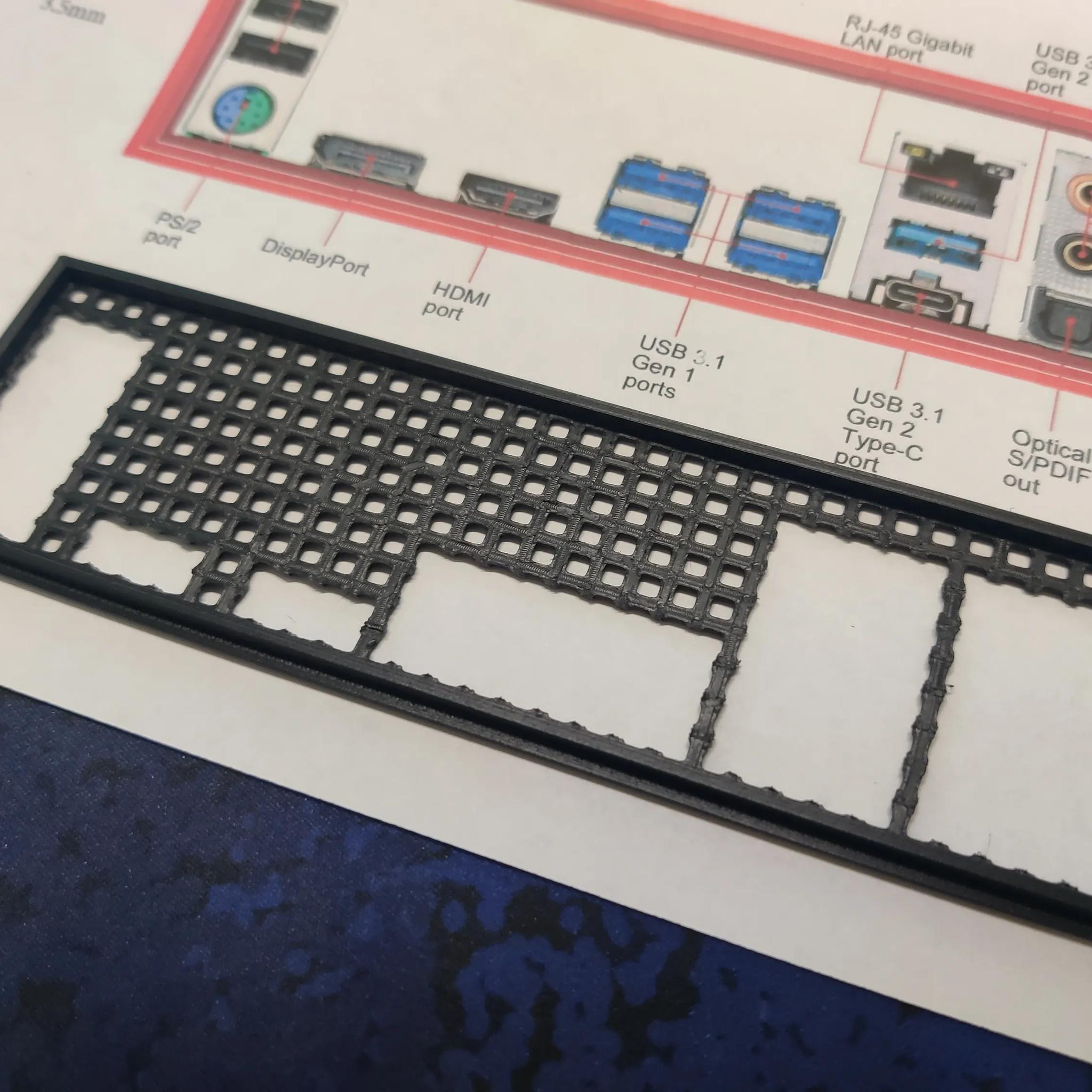 ASRock B450 Steel Legend I/O Shield [3D Print]