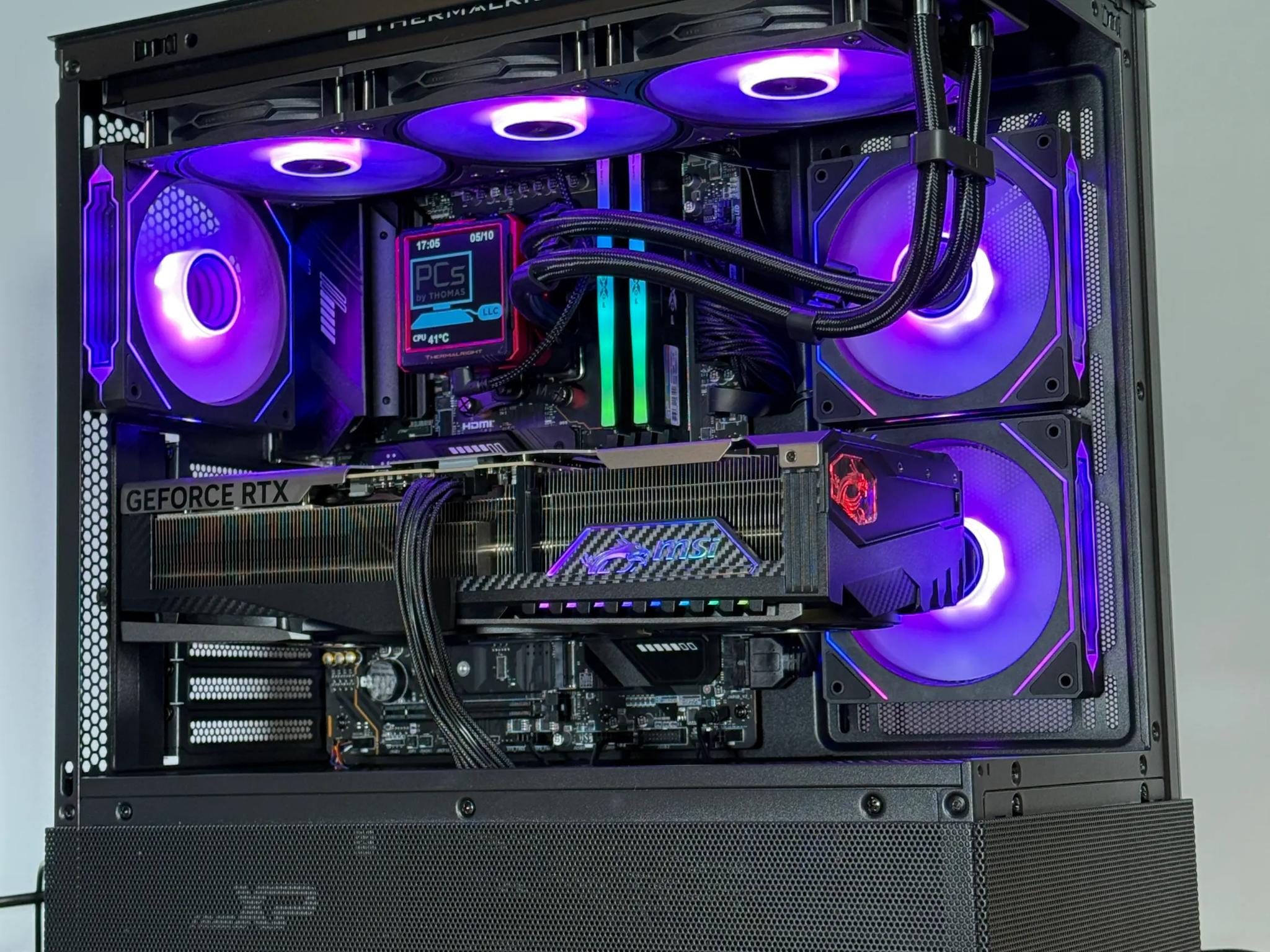 RTX 5090 Flagship Gaming PC Ryzen 9800x3d 64GB DDR5 4TB NVME