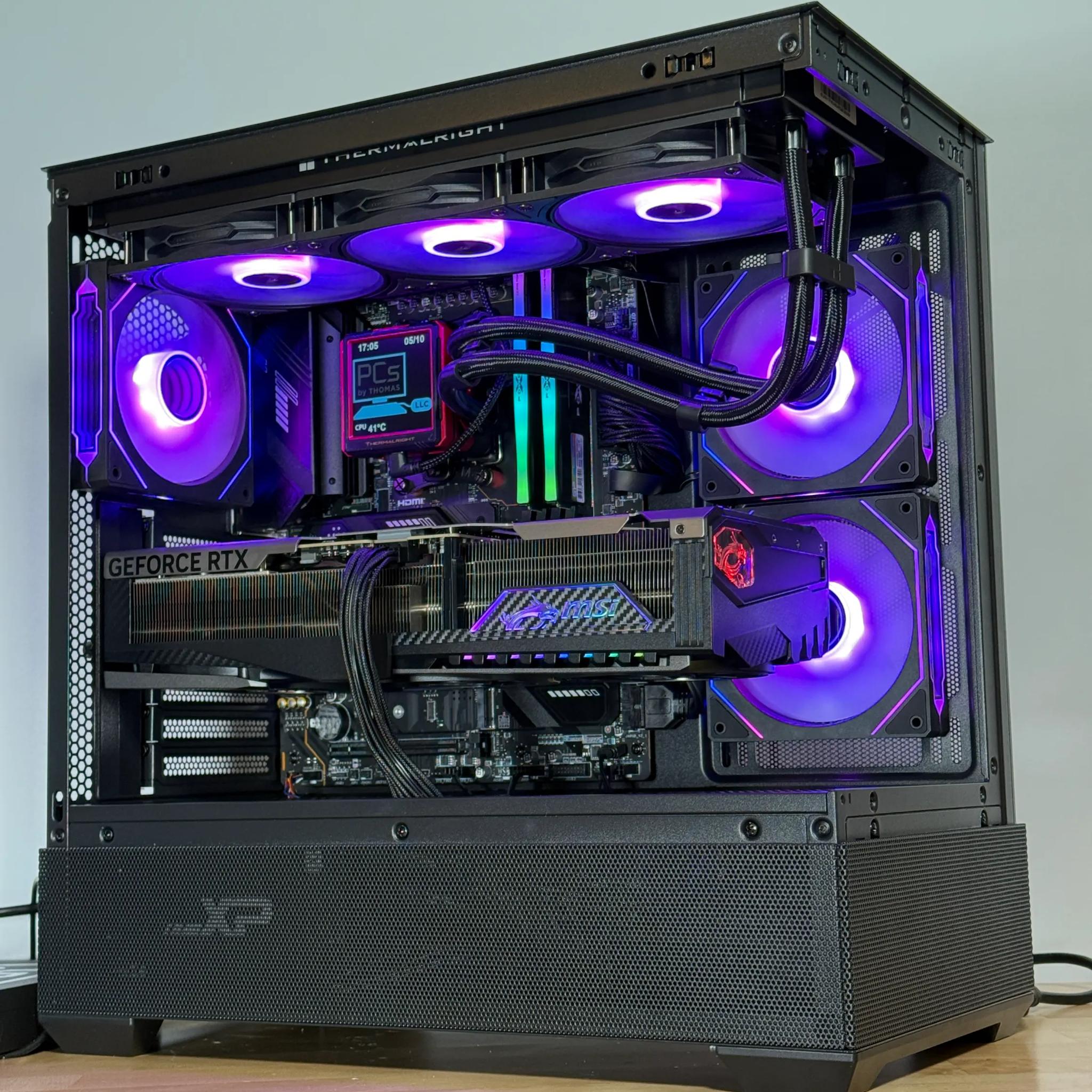 RTX 5090 Flagship Gaming PC Ryzen 9800x3d 64GB DDR5 4TB NVME