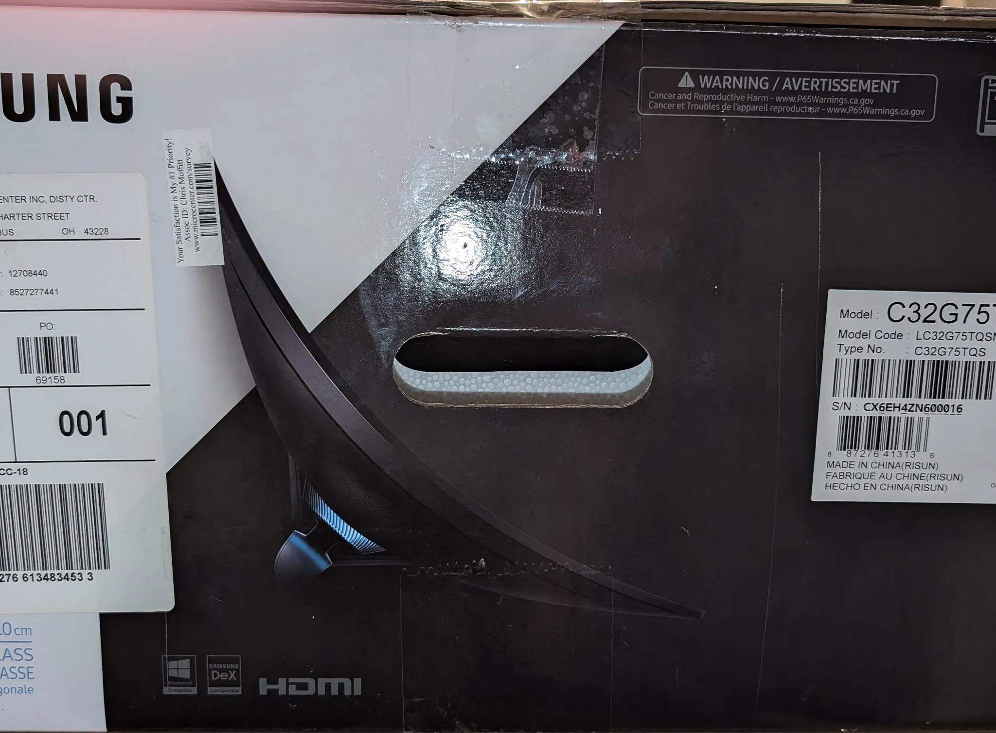 Used Samsung Odyssey G7 32"