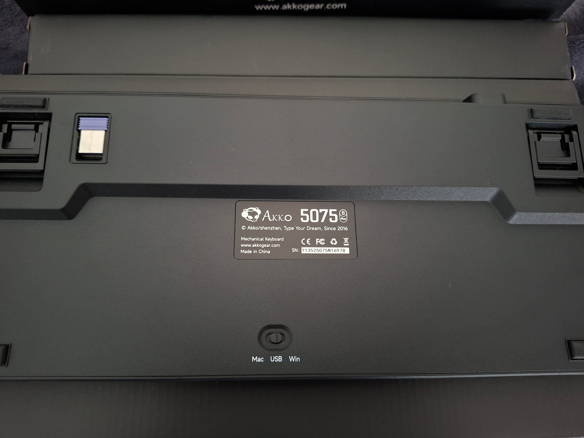 Akko 5075B Plus 75% Keyboard Black & Silver