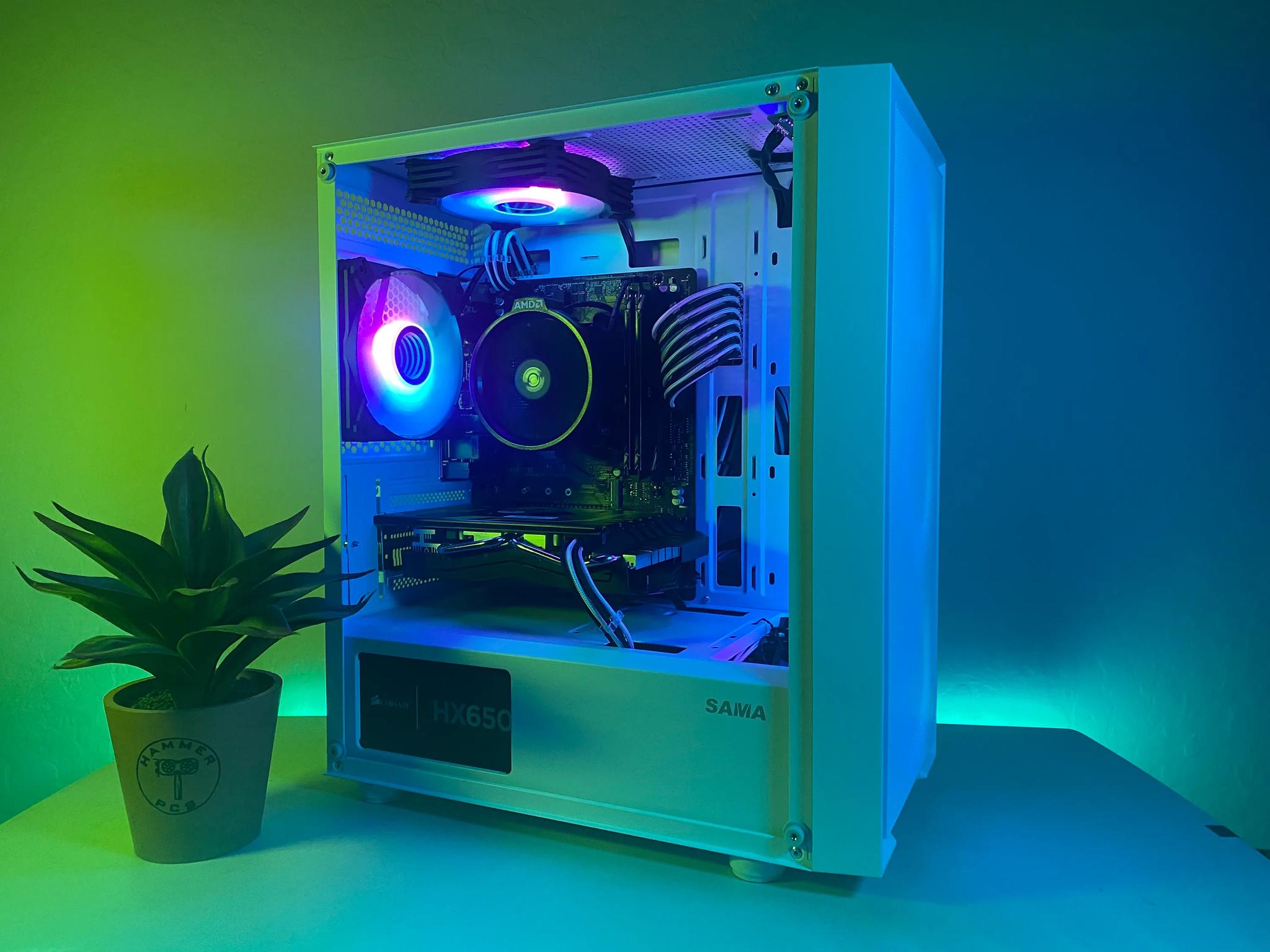 🪞Custom Built White RGB Gaming PC🪞| Fortnite, Valorant, CoD, Rainbow 6, GTA, Minecraft, and more!