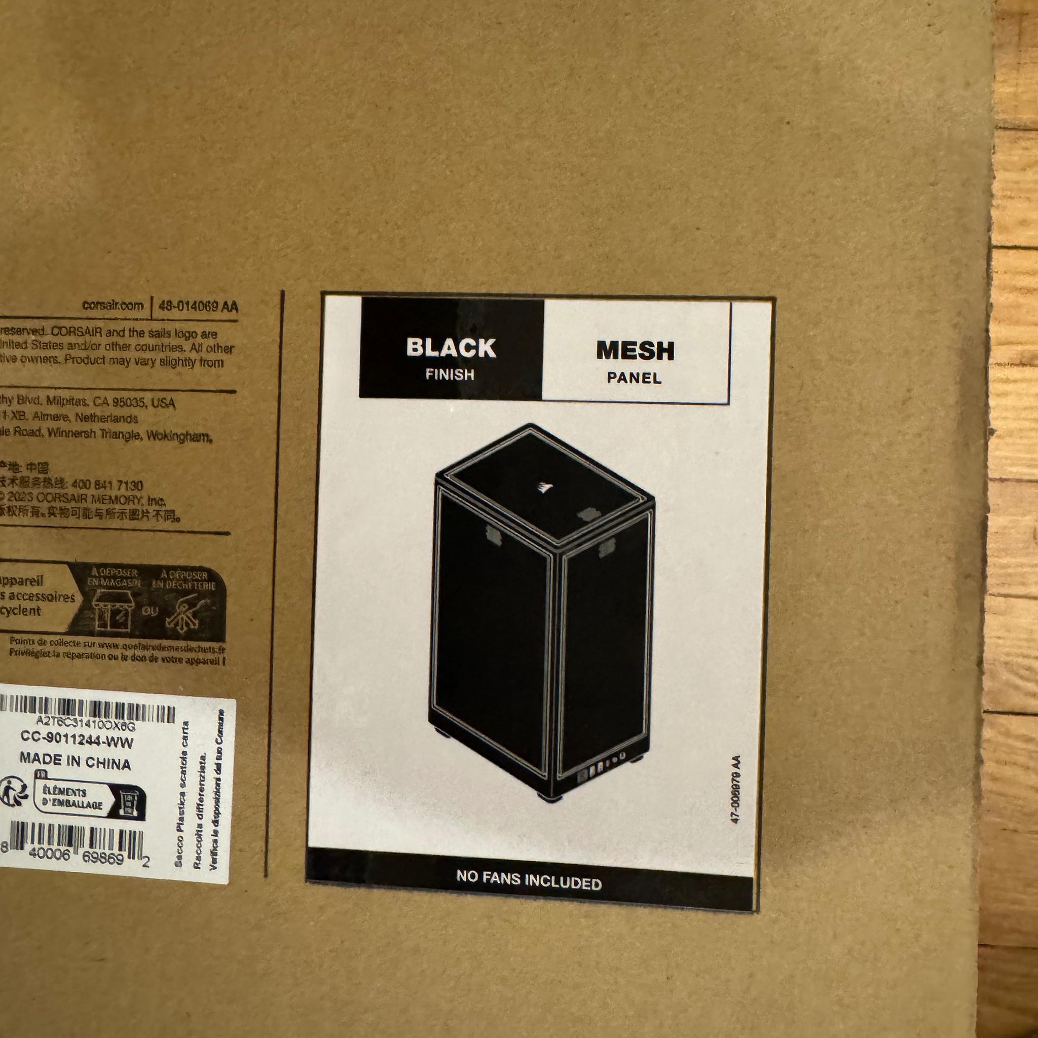 2000D AIRFLOW Mini-ITX PC Case - Black