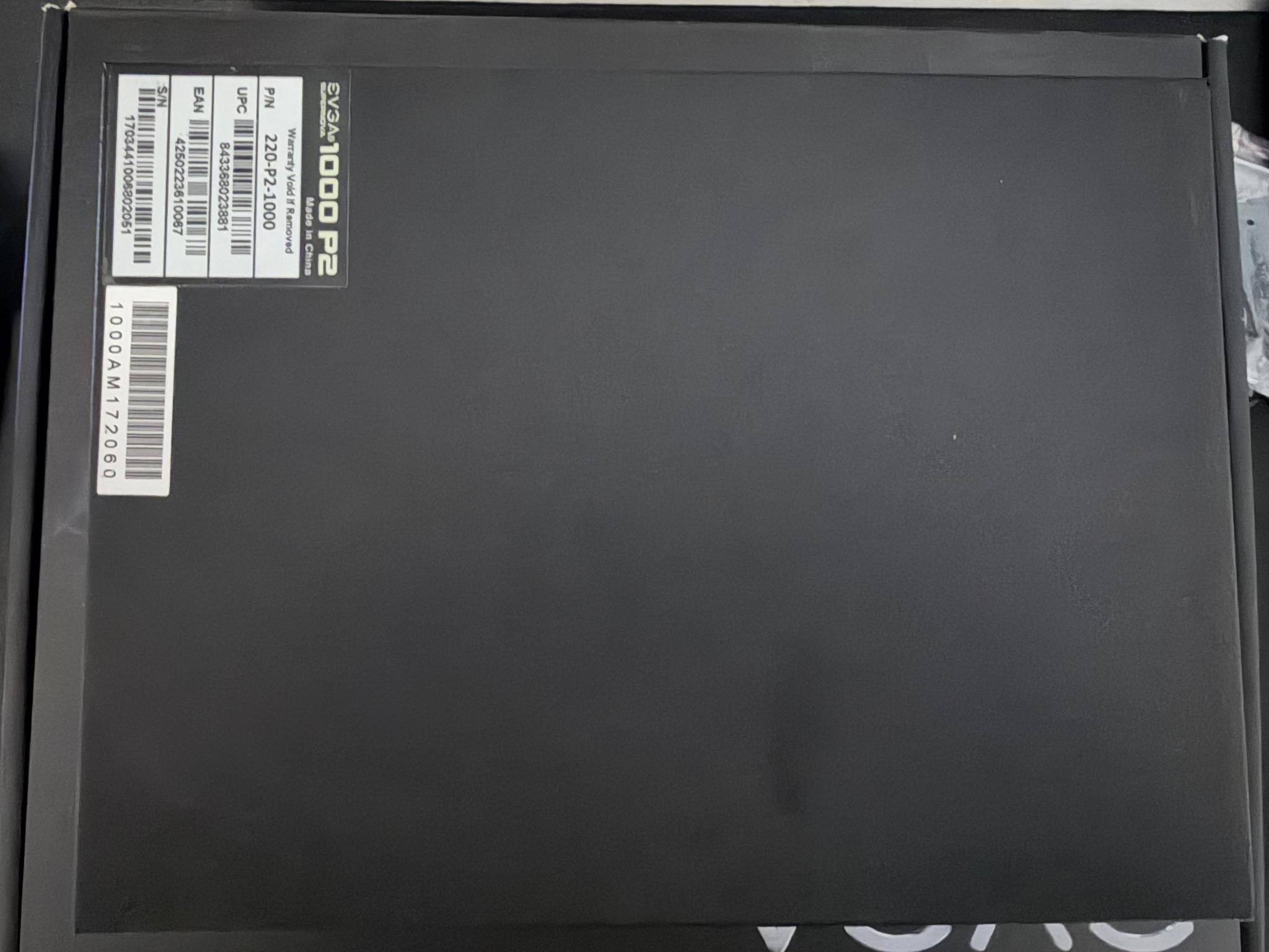 EVGA Supernova 1000 P2 80 Platinum Fully Modular