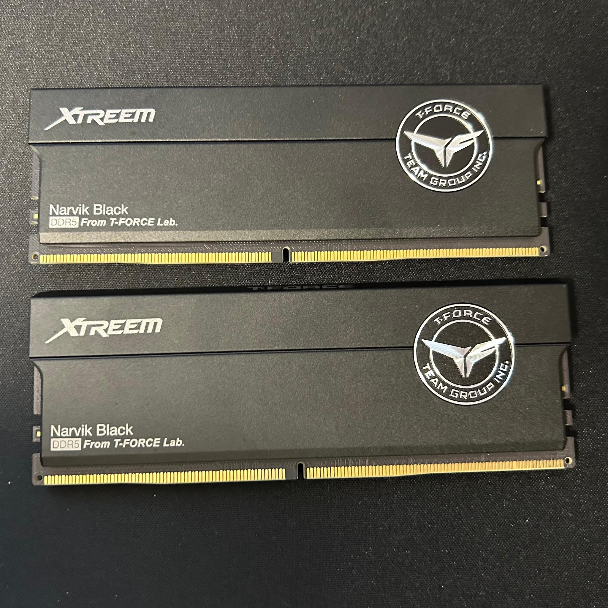 TeamGroup T-Force Xtreem DDR5 | 48GB (2×24GB) | 7600MHz CL36 | Narvik Black
