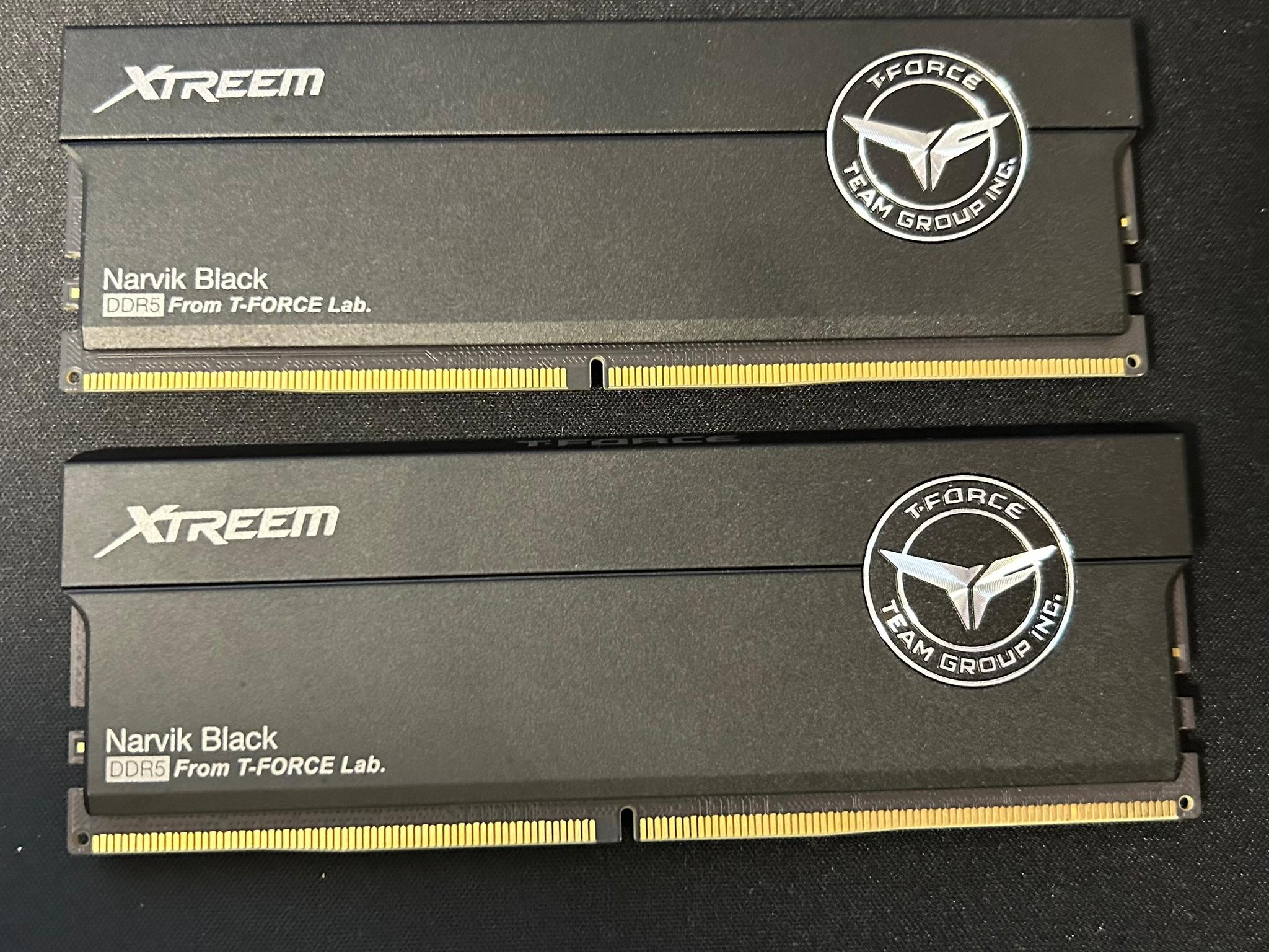 TeamGroup T-Force Xtreem DDR5 | 48GB (2×24GB) | 7600MHz CL36 | Narvik Black