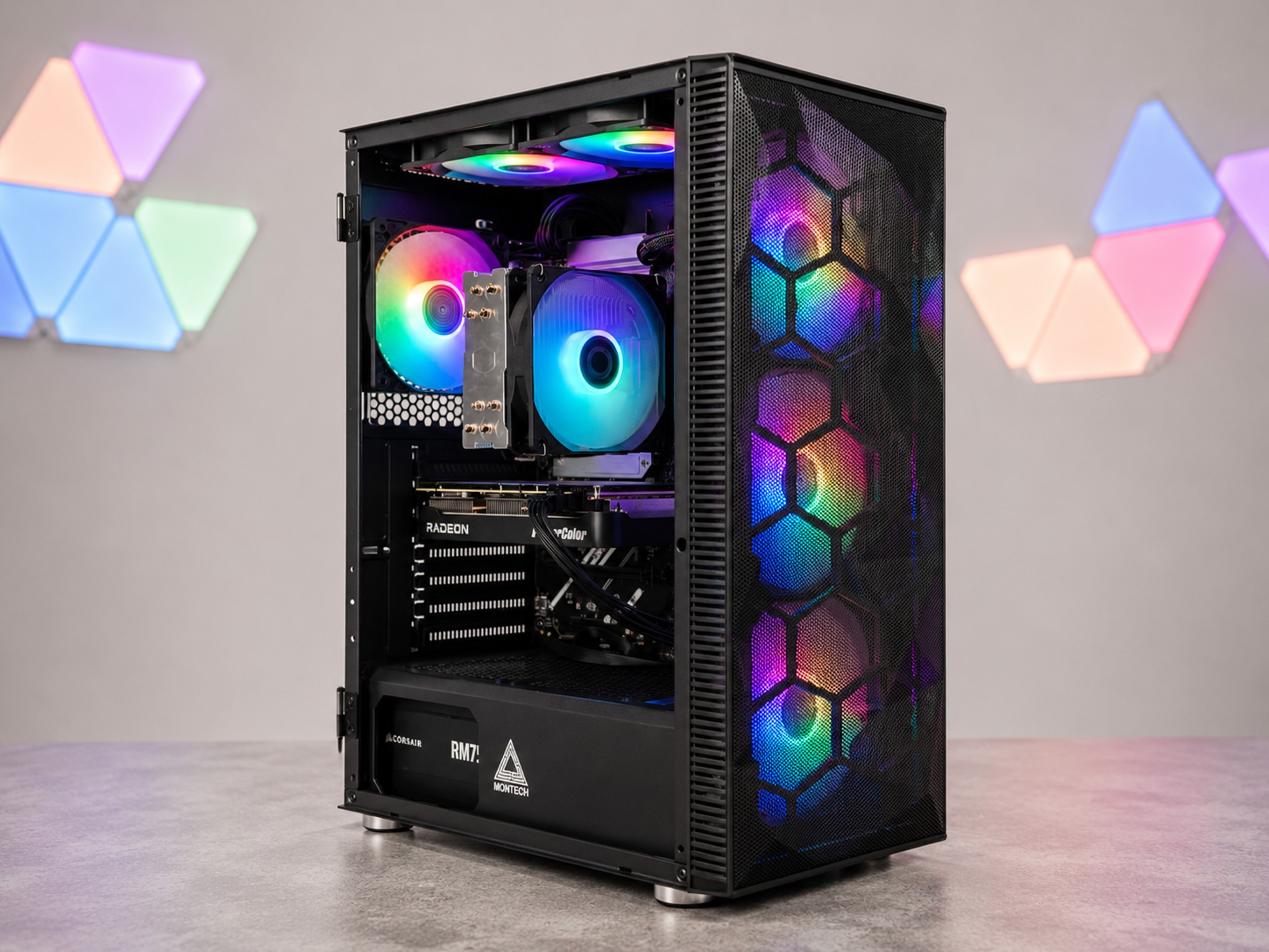 🌌🟣 GALACTIC Gaming PC | RX 9060 XT 16GB | Ryzen 5 9600x | 16GB | 1TB NVME | Free Shipping