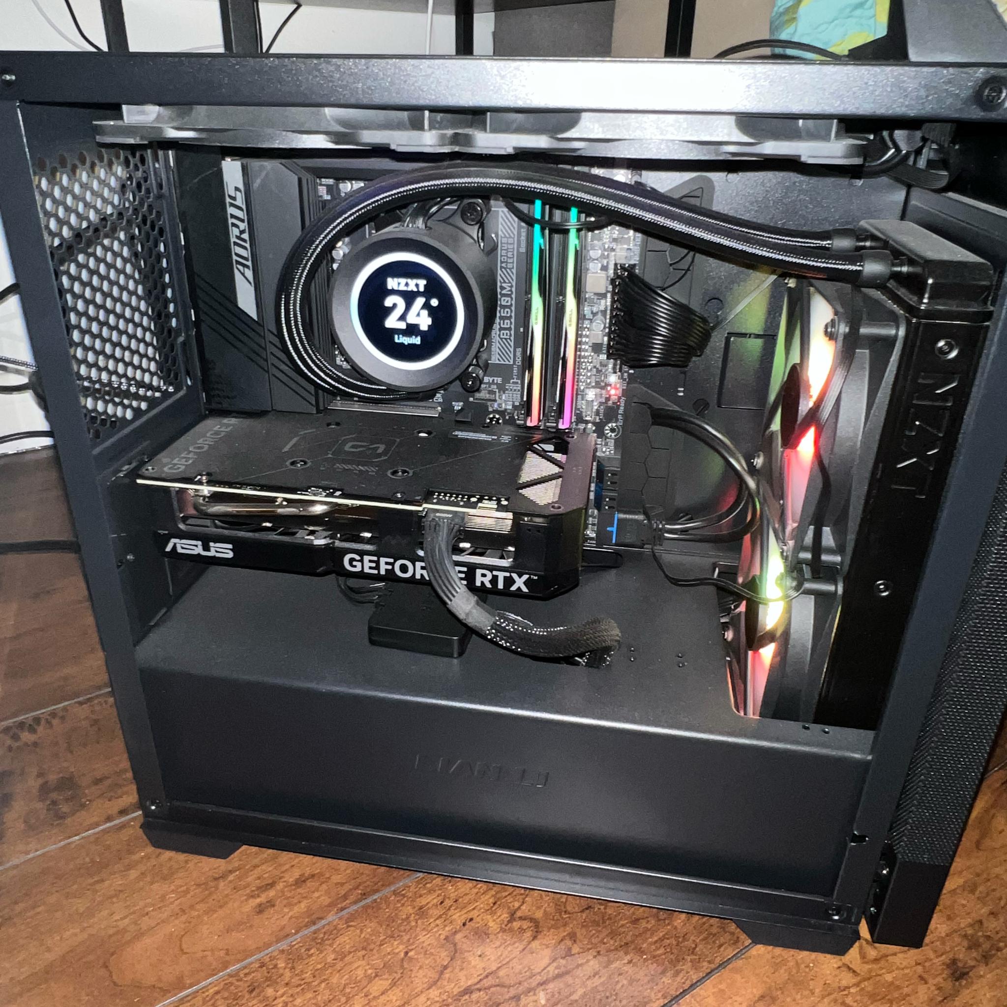 新品Ryzen77800X3DRTX4070TISUPER32GBHDD8TB CyberPowerPC Gamer Supreme Liquid Cool Gaming PC, AMD Ryzen 7