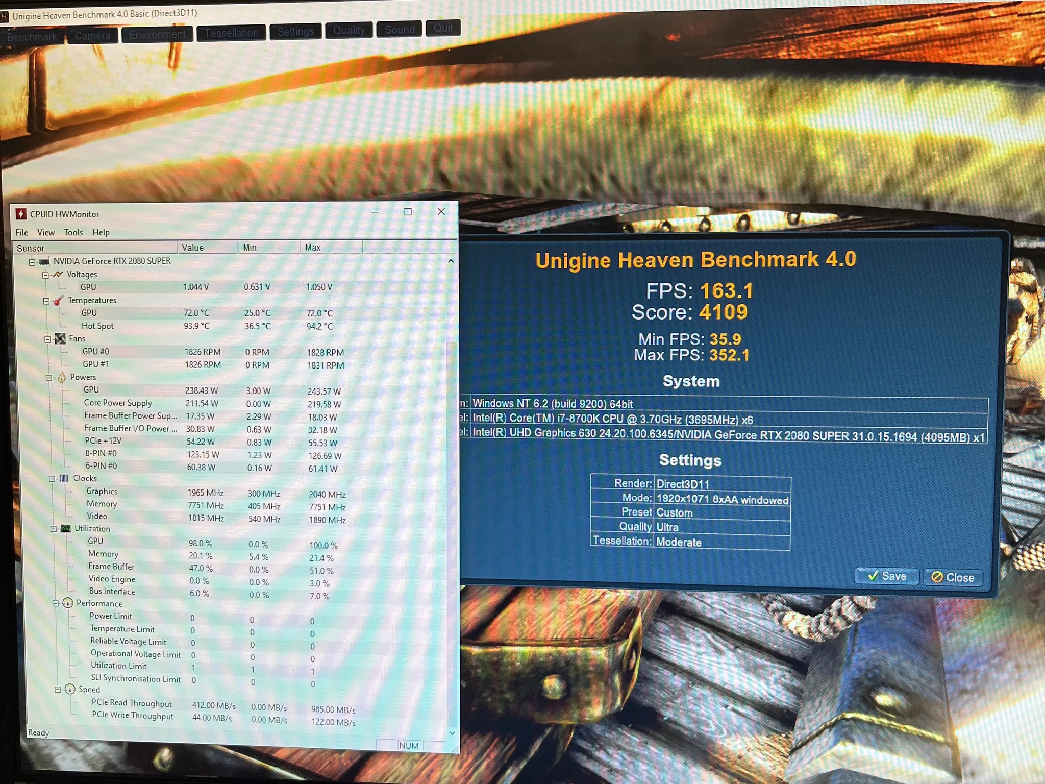 EVGA RTX 2080 Super XC Ultra 8GB