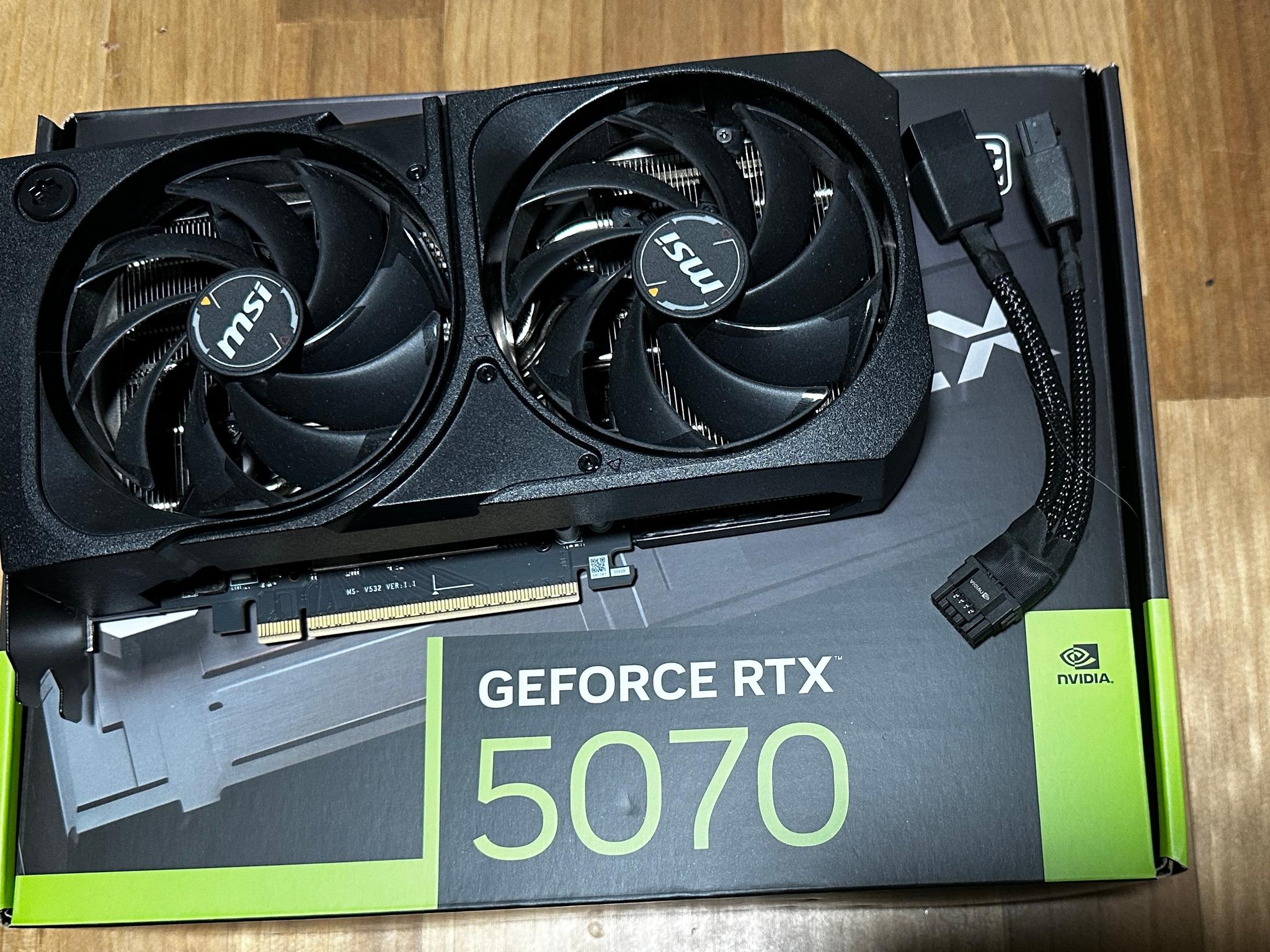MSI GeForce RTX 5070 12G SHADOW 2X OC