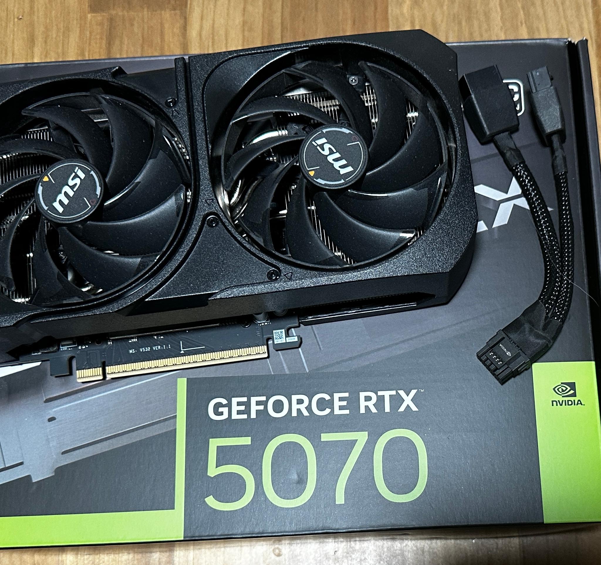 MSI GeForce RTX 5070 12G SHADOW 2X OC
