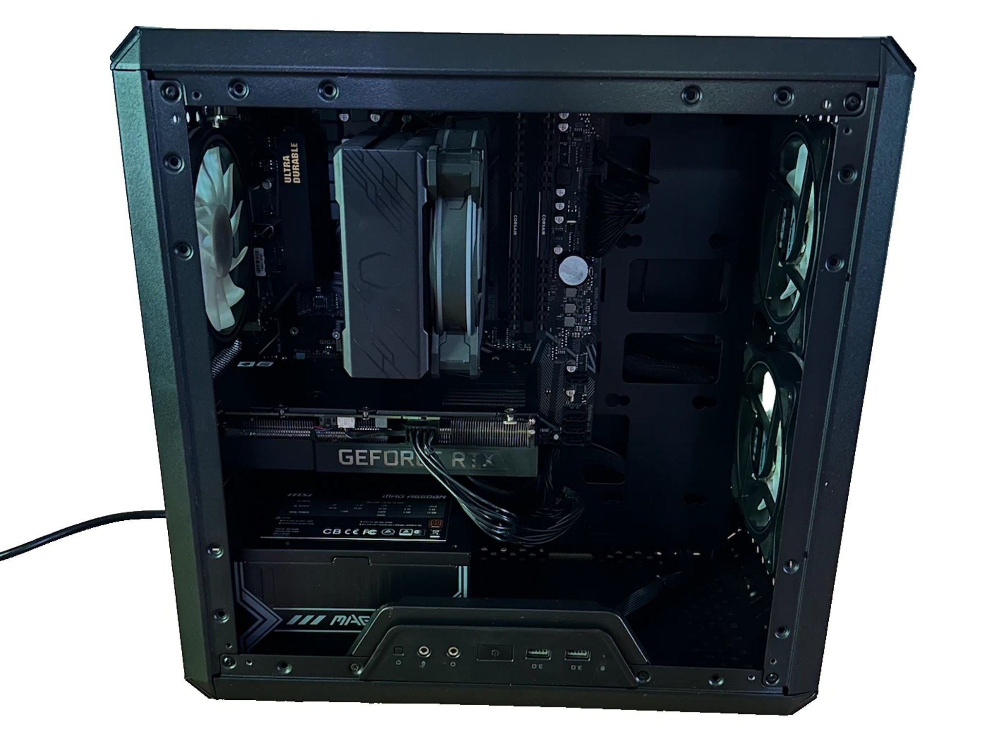 Performance 1080p/1440p Gaming PC RTX 3060 Ti Ryzen 5600 32GB RAM 1TB NVMe SSD WiFi Upgrade Path