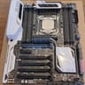 Asus X99-Deluxe MB, TWO Intel CPUs, 32GB DDR4 RAM, I/O Shield