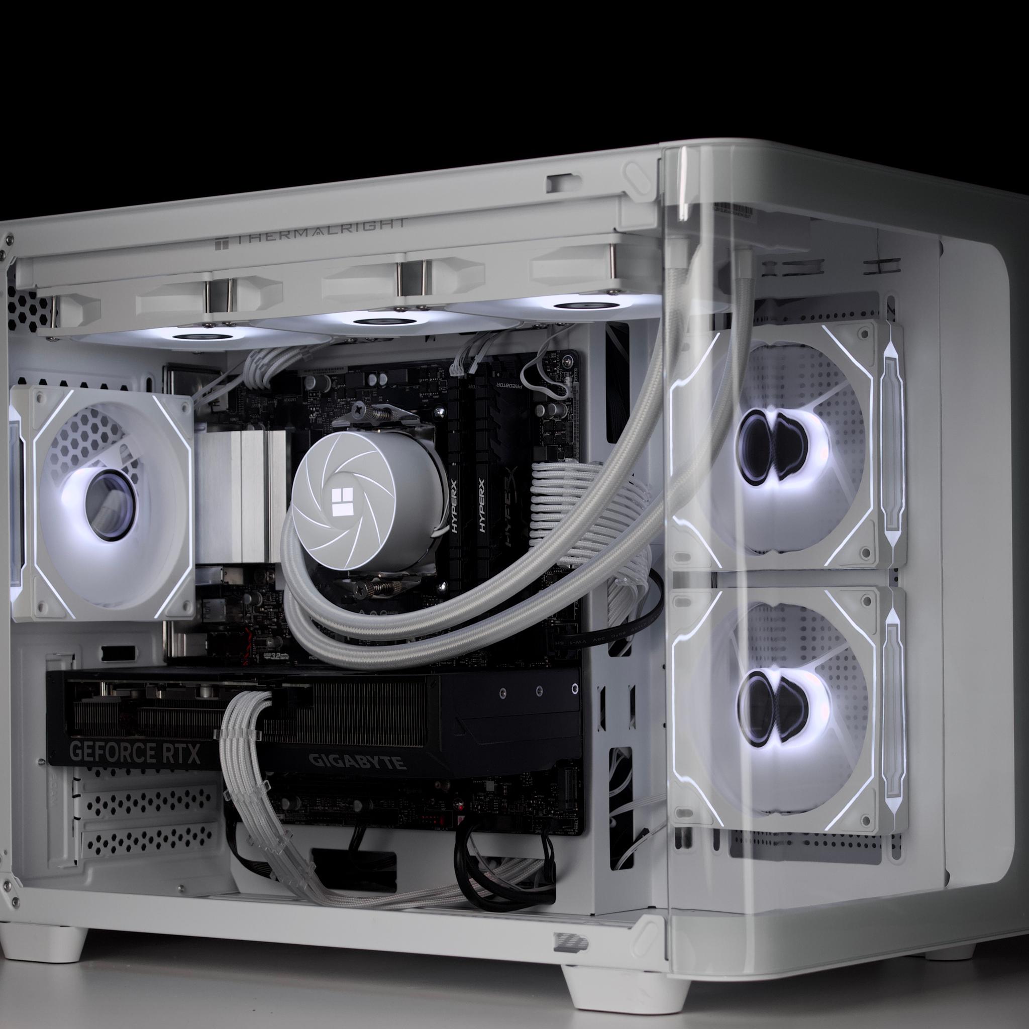 ❄️🧊💎- Whiteout 1440P Gaming PC | RTX 4070, Ryzen 7 5700X, 32GB RAM, 1TB SSD ❄️🧊💎